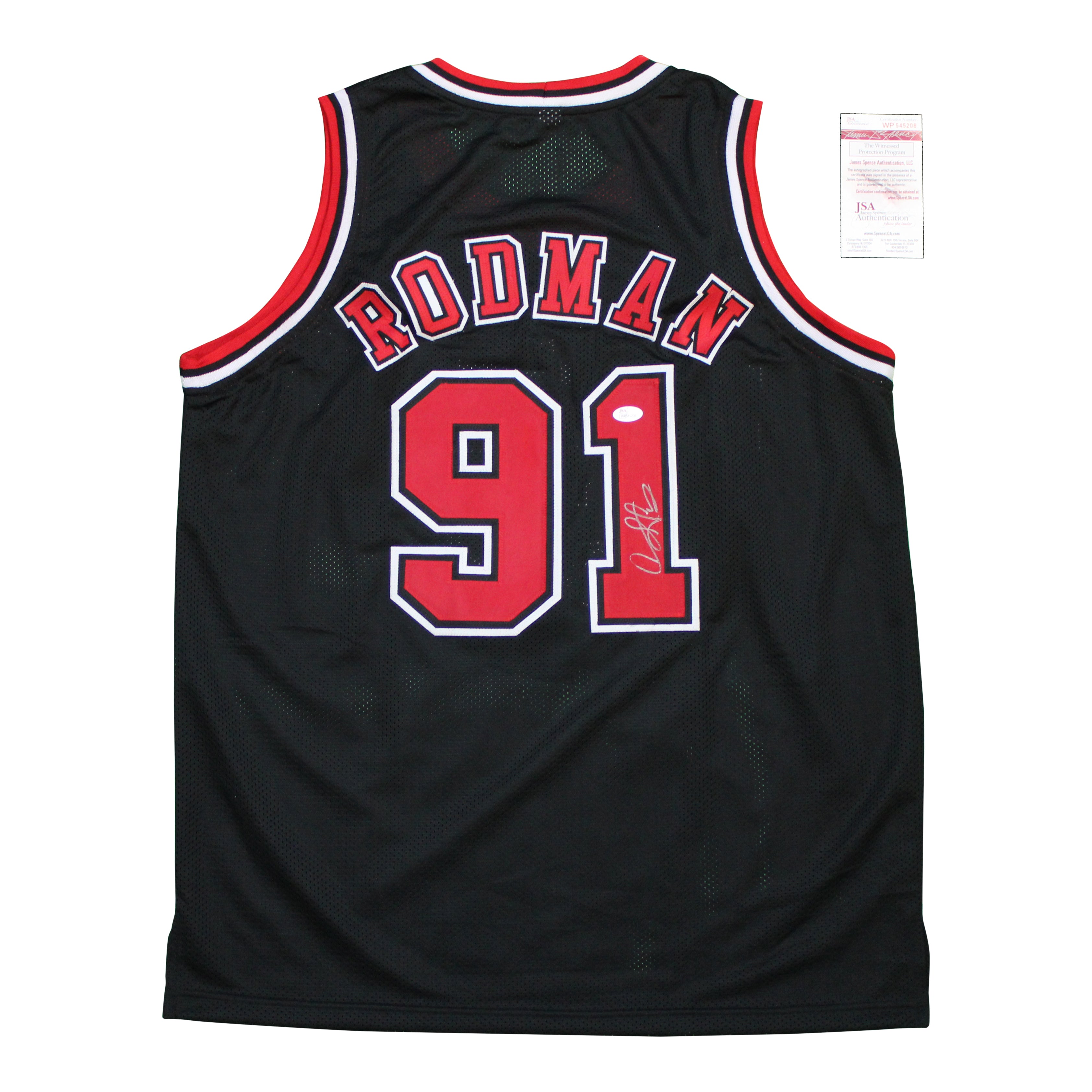 Dennis Rodman Signed Jersey (JSA COA)