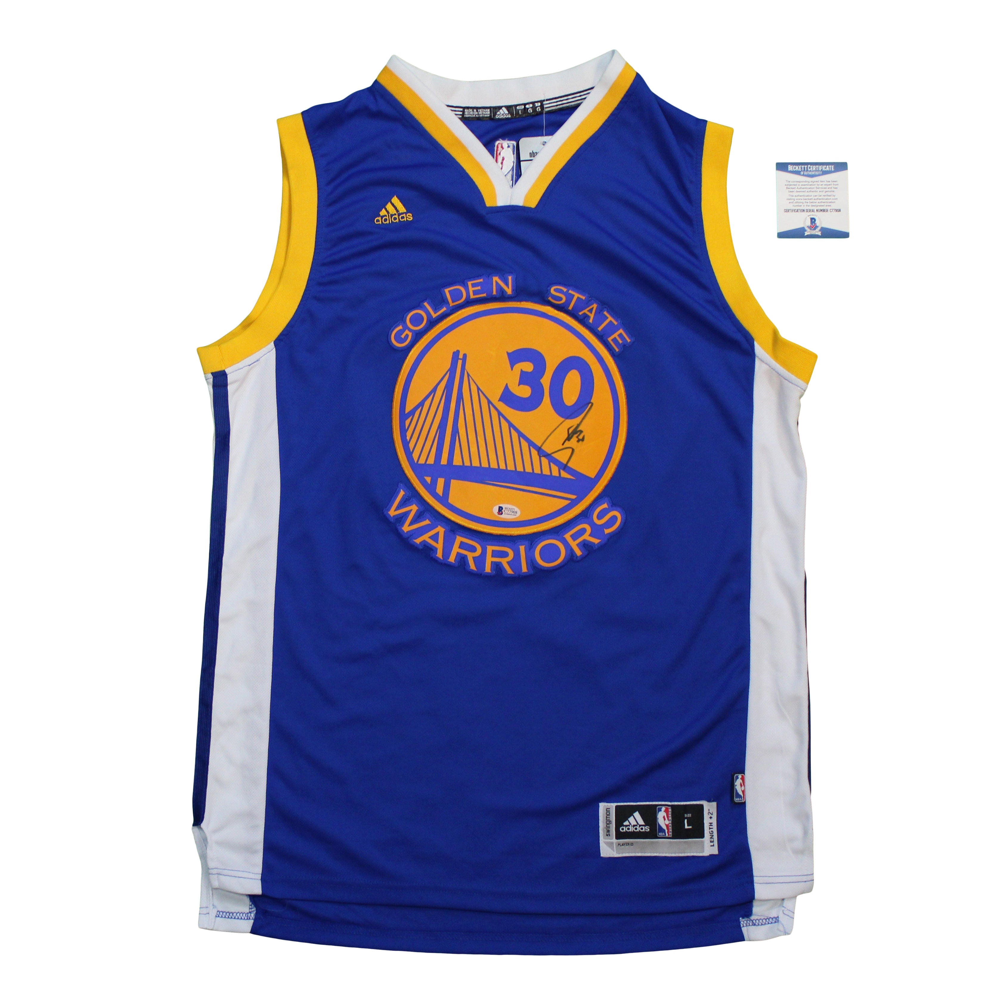 Stephen Curry NBA Official Signed Jersey (Beckett COA)