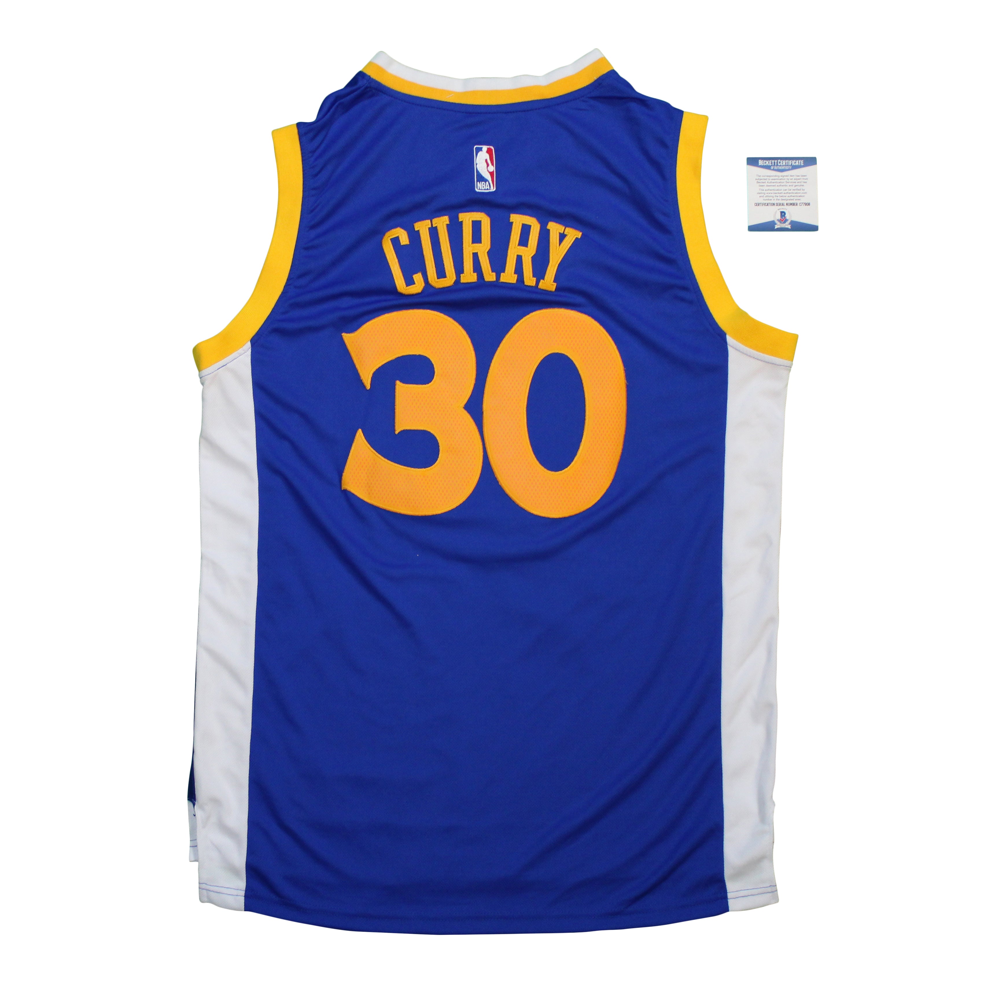 Stephen Curry NBA Official Signed Jersey (Beckett COA)