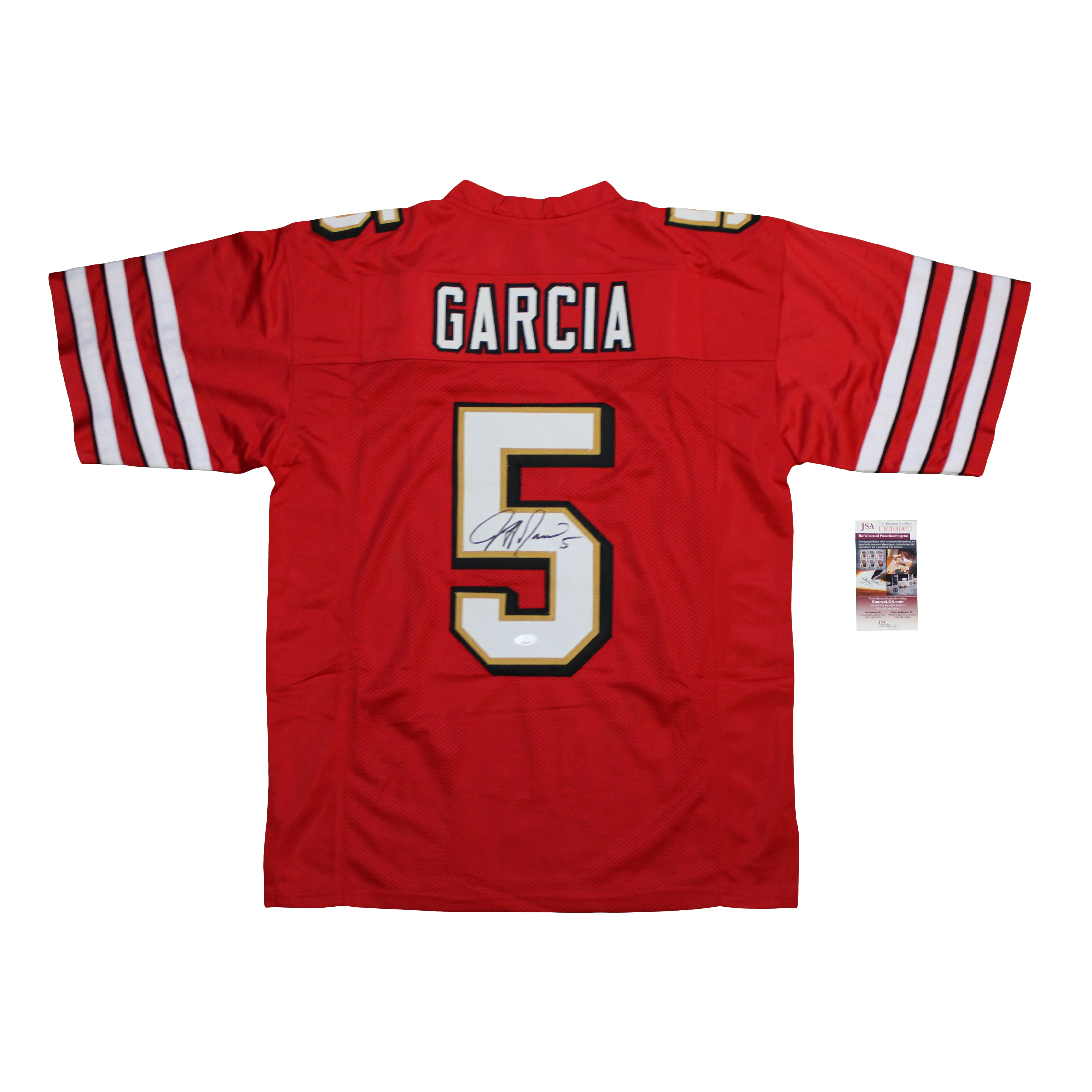 Jeff Garcia Signed Jersey (JSA COA)