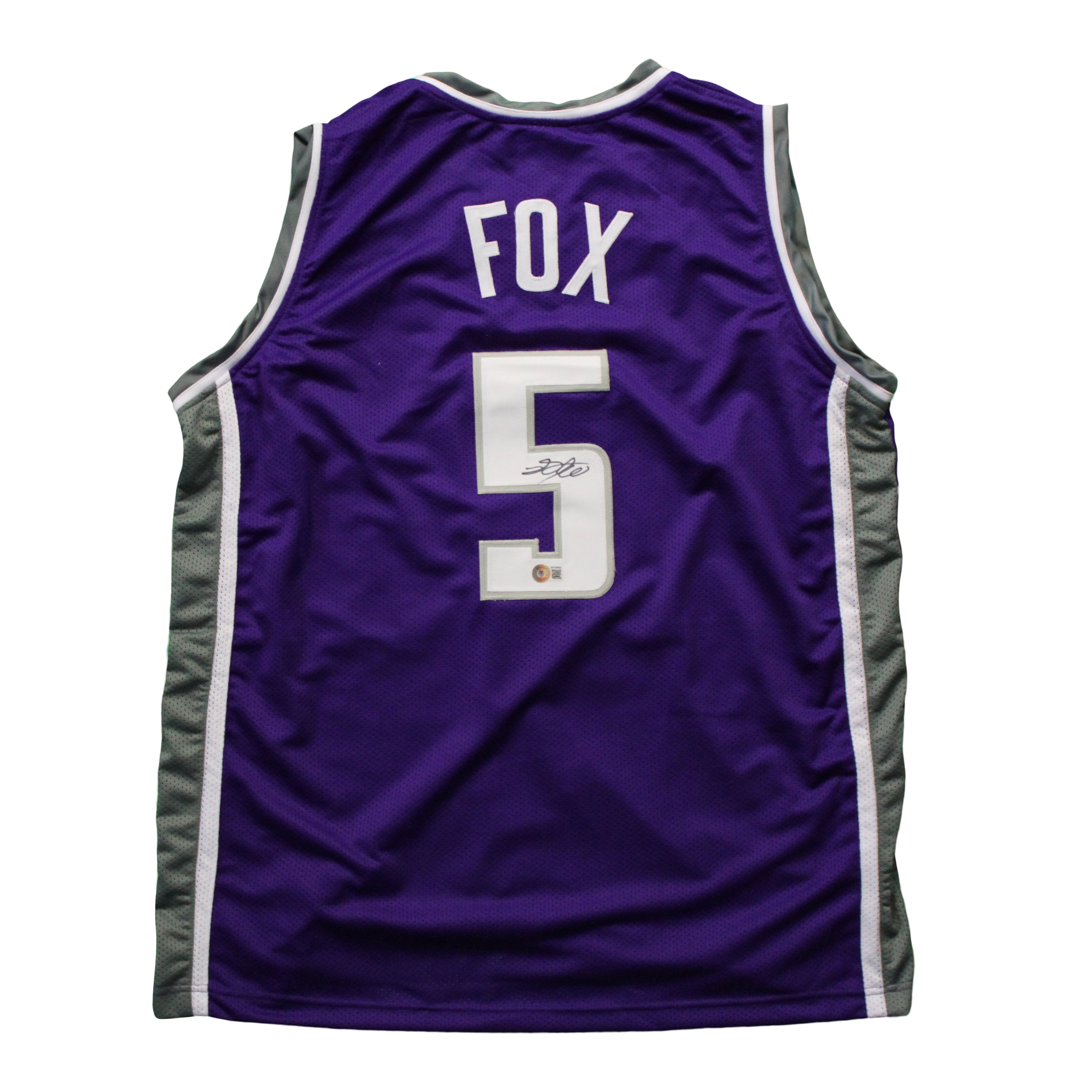 De'Aaron Fox Signed Jersey (Beckett Hologram)
