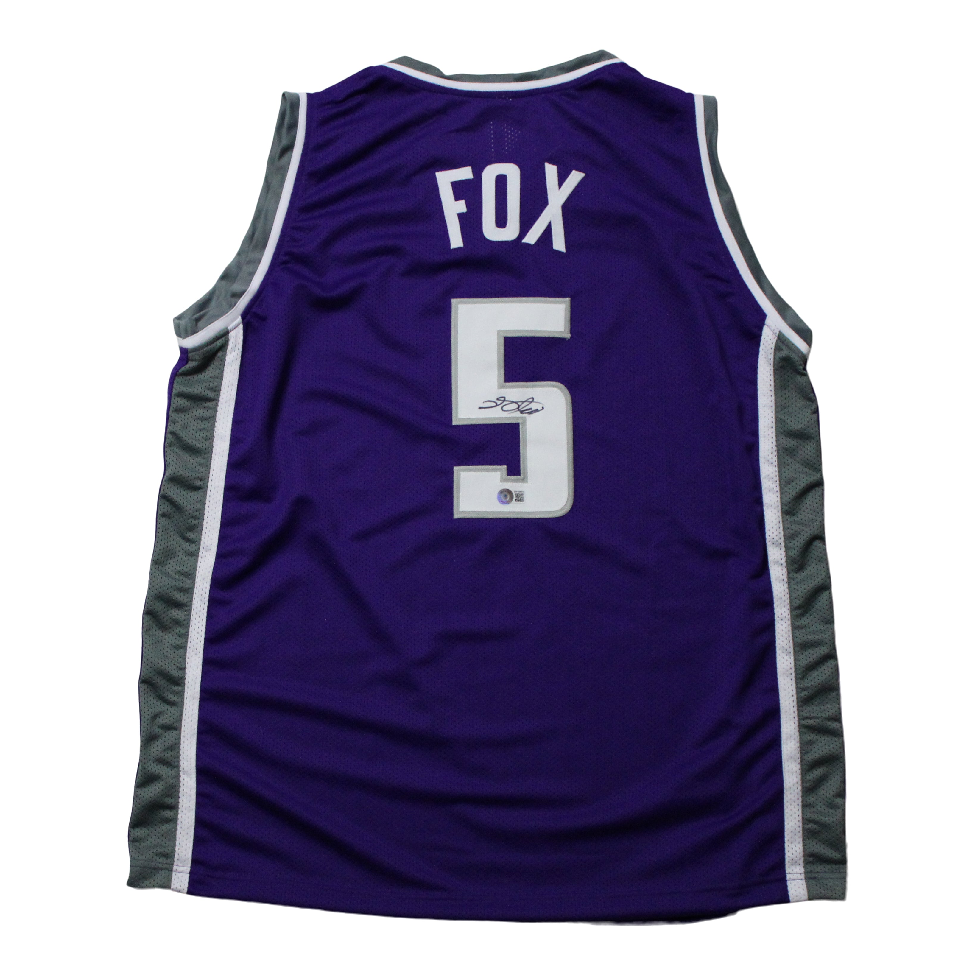 De'Aaron Fox Signed Jersey (Beckett Hologram)