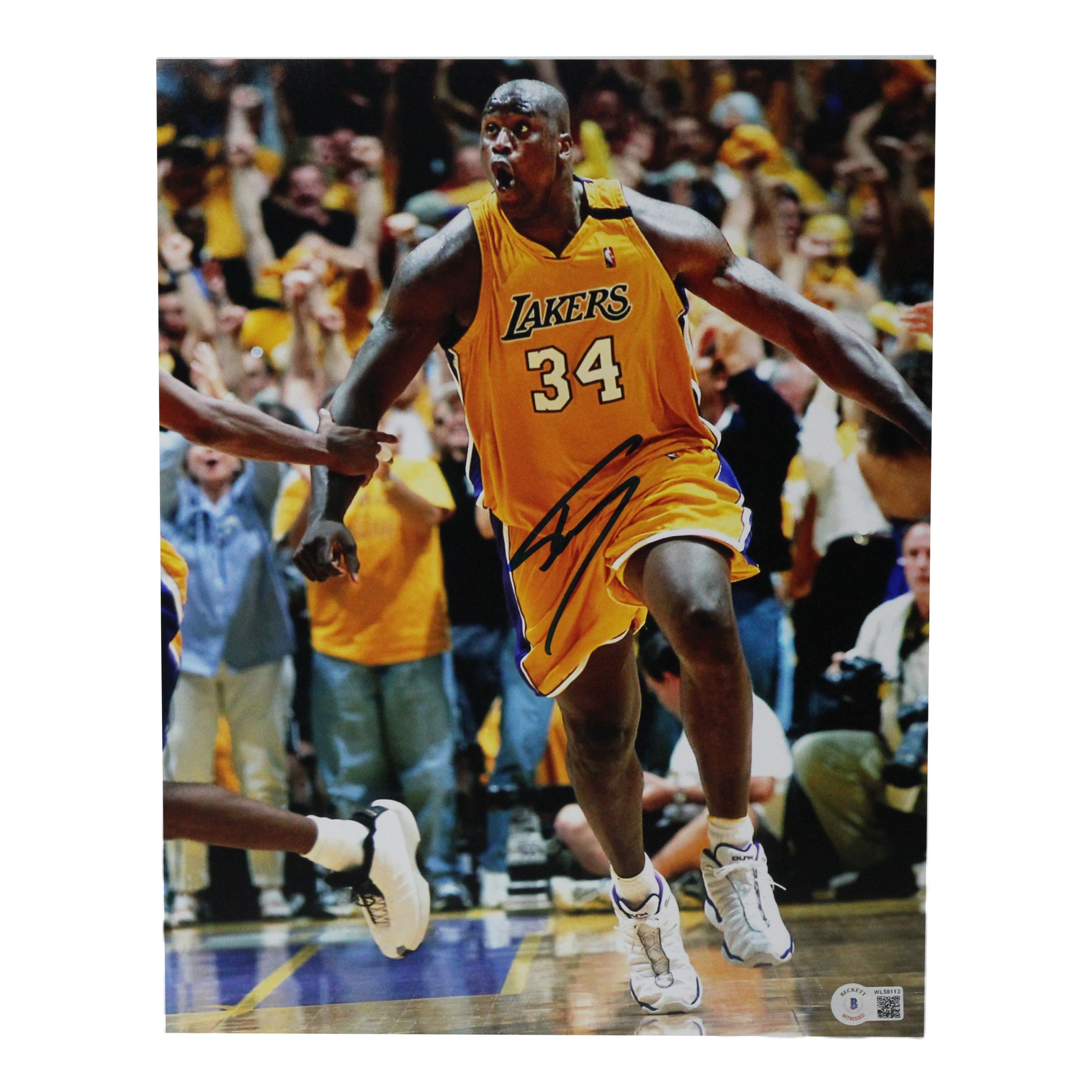 Shaquille O'Neal Signed Lakers 11x14 Photo (Beckett Hologram)