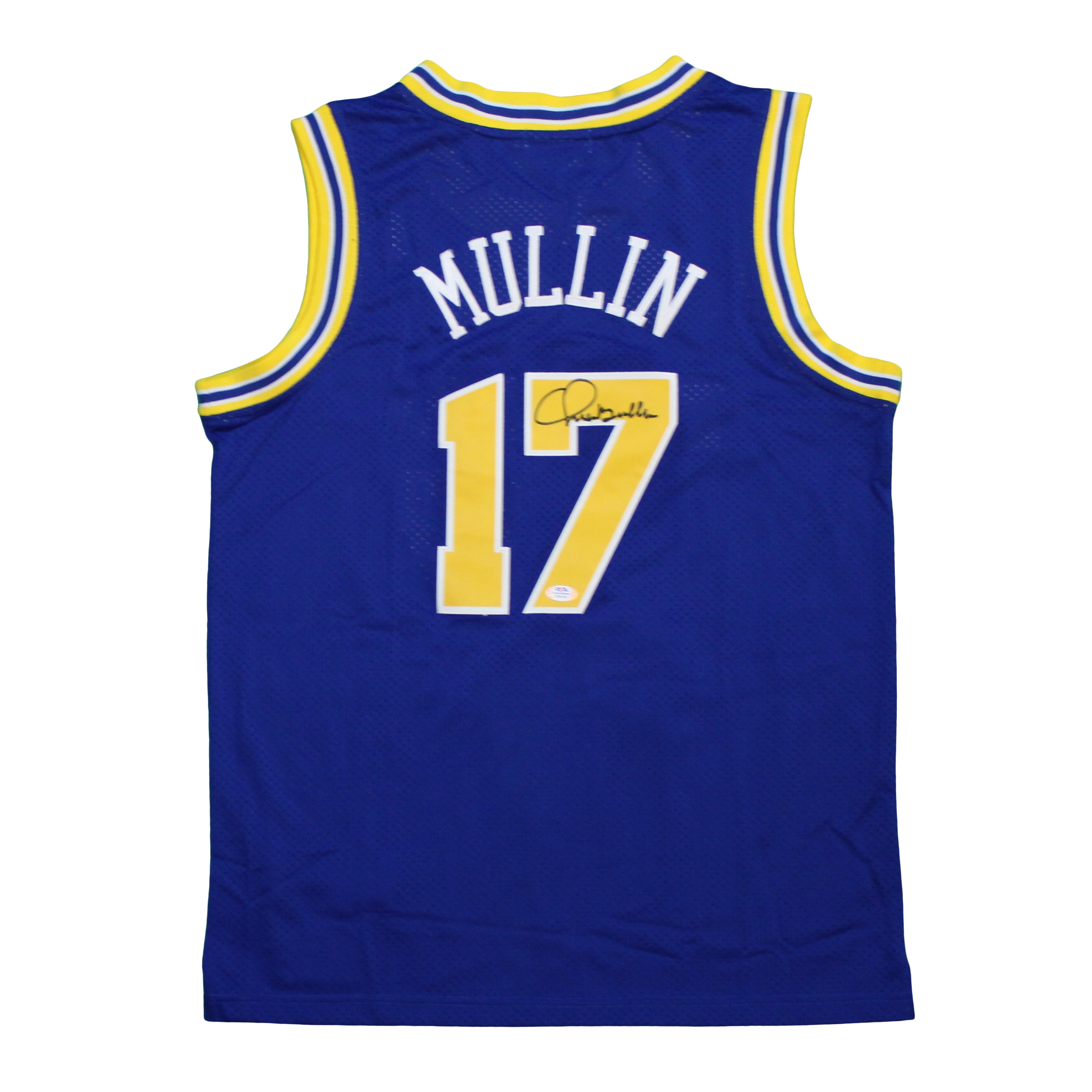 Chris Mullin Signed Warriors Jersey (PSA Hologram)