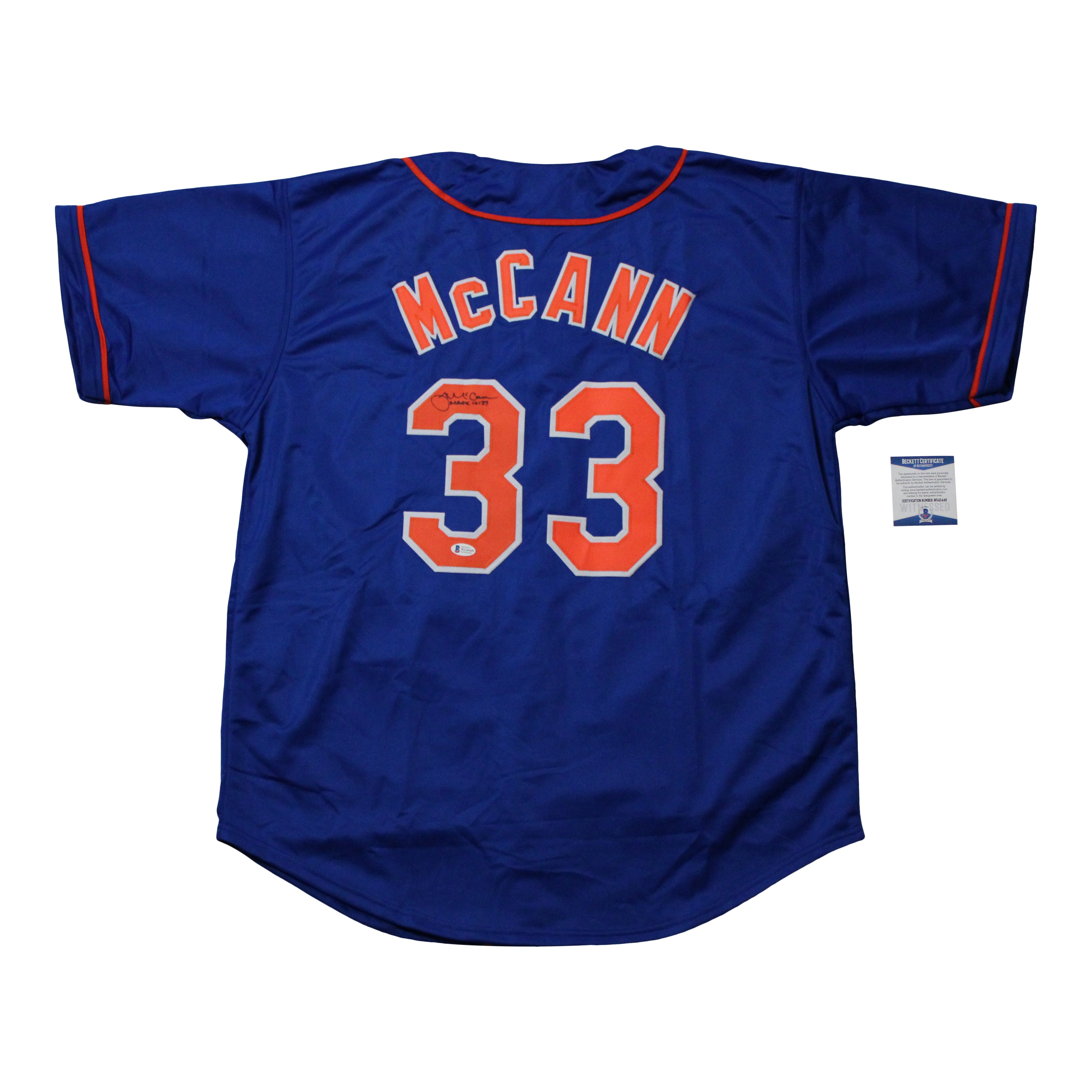 James McCann Signed Jersey (Beckett COA)