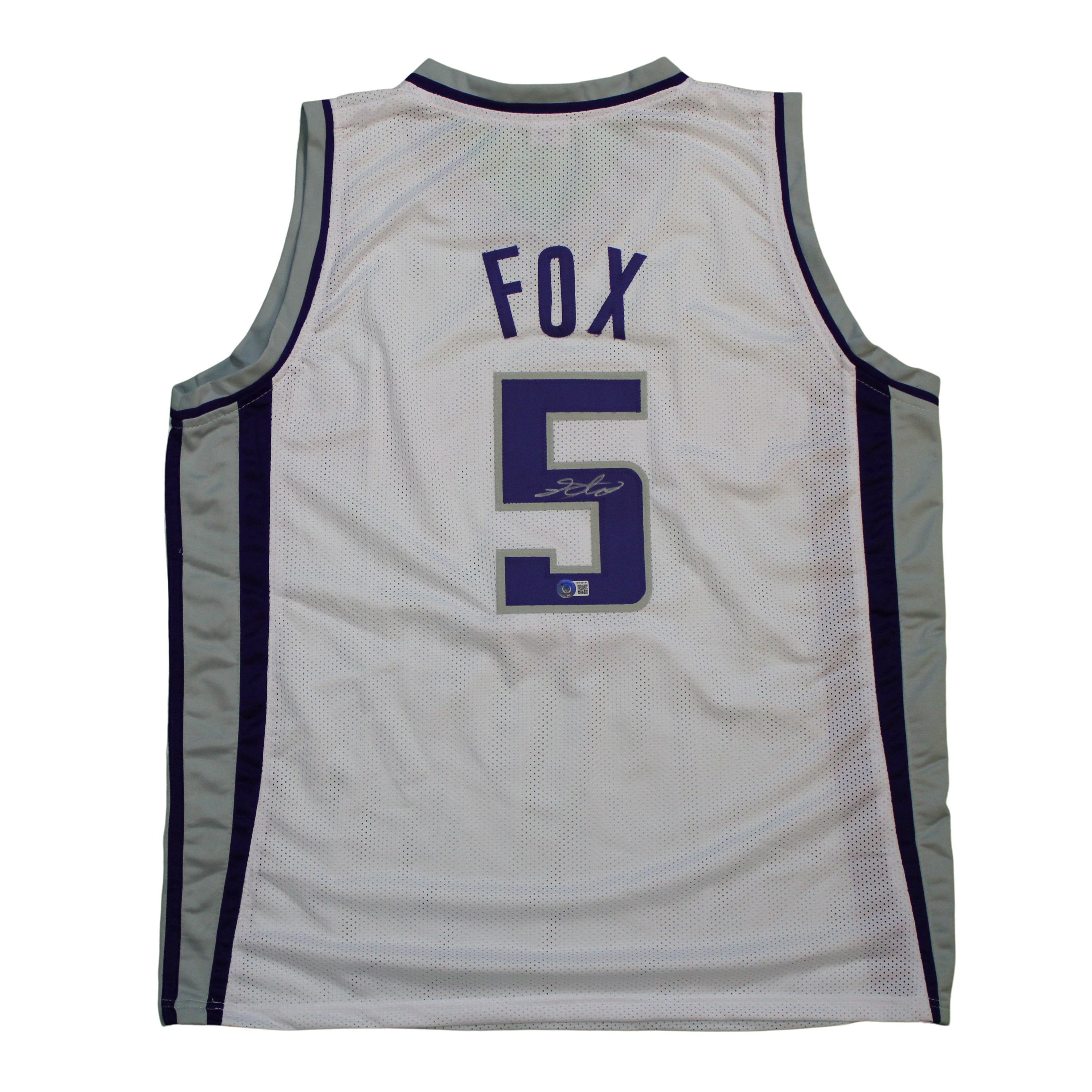 De'Aaron Fox Signed Jersey (Beckett Hologram)