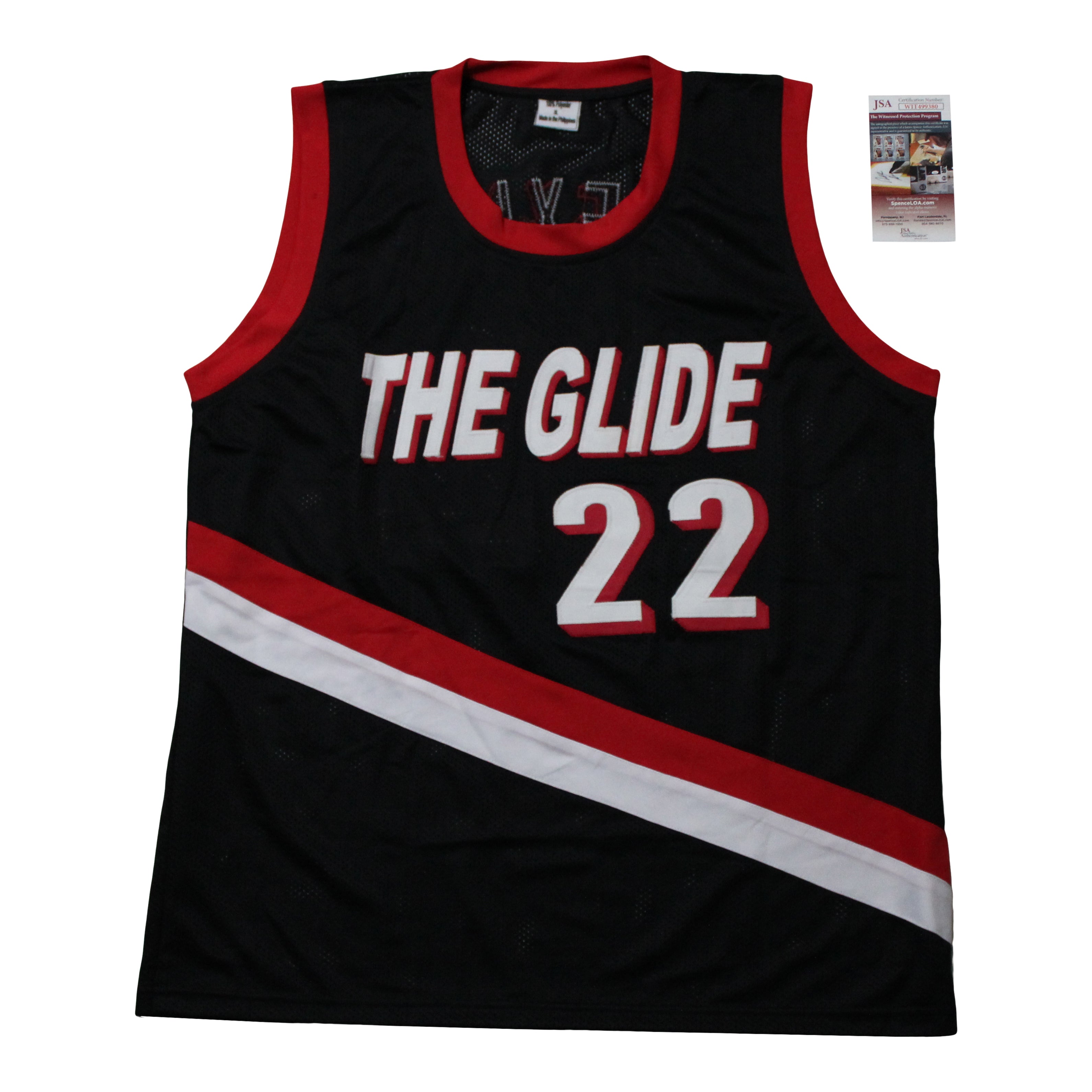 Clyde Drexler Signed Jersey (JSA COA)