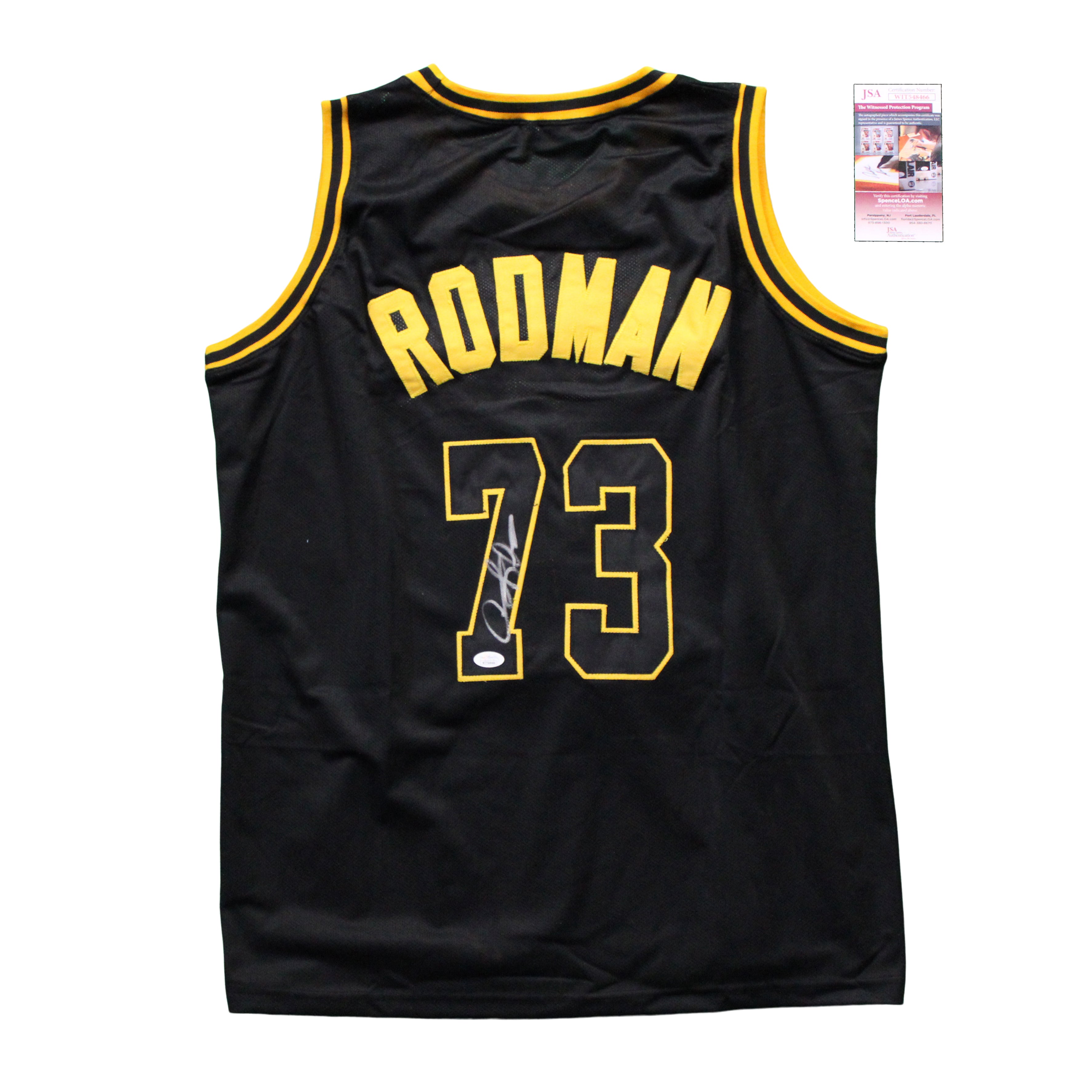 Dennis Rodman Signed Jersey (JSA COA & Rodman Hologram)