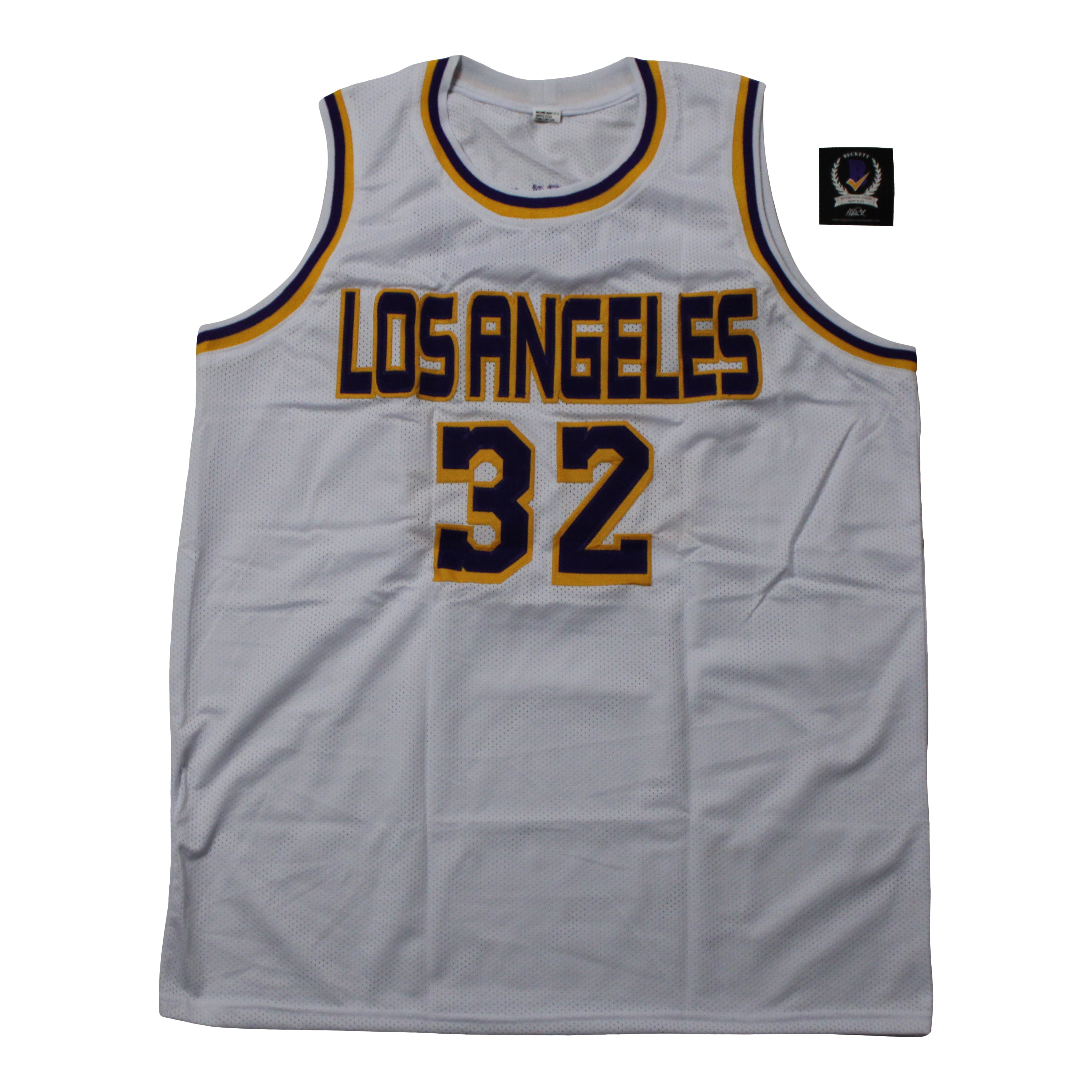 Magic Johnson Signed Jersey (Beckett Hologram)
