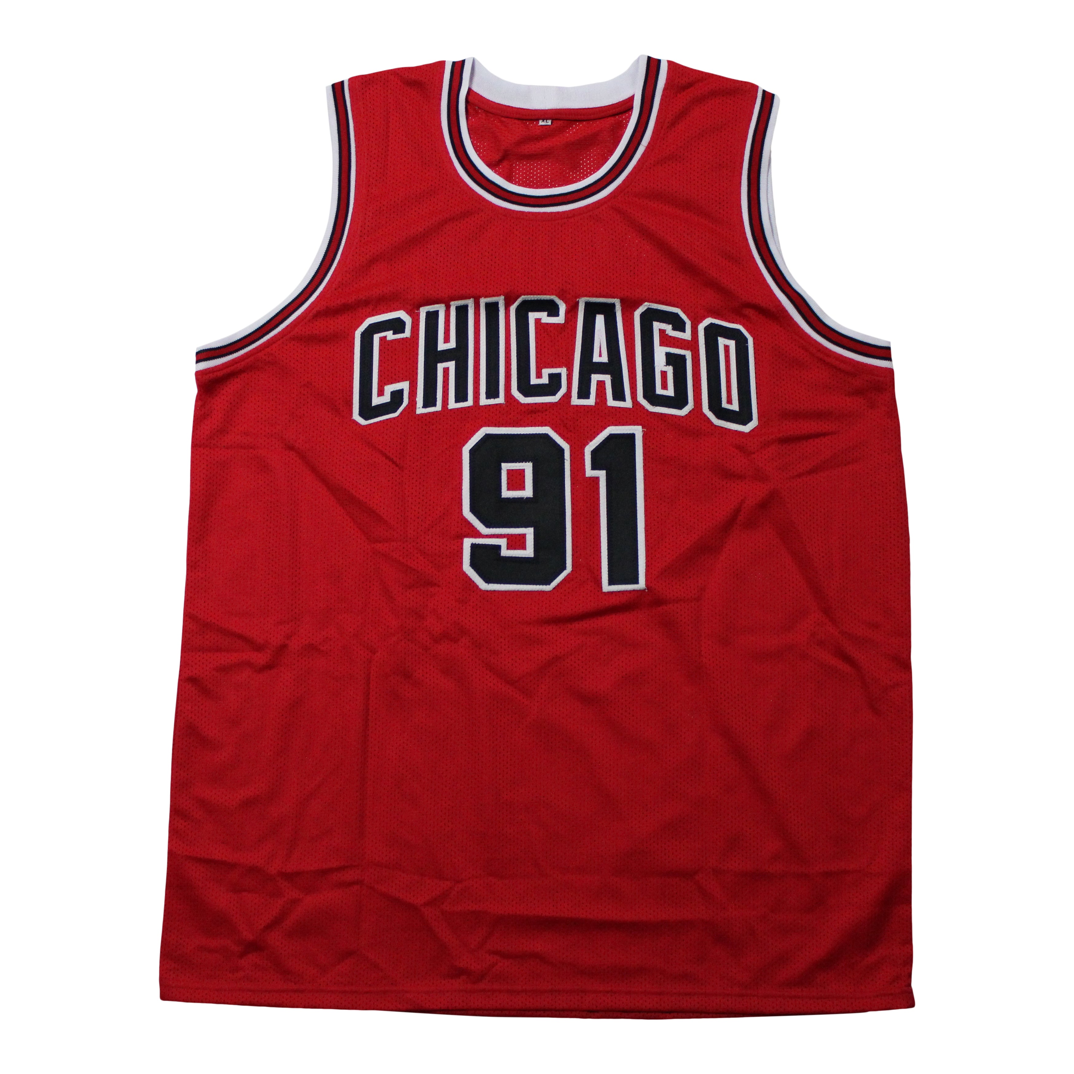 Dennis Rodman Signed Jersey (Beckett COA)