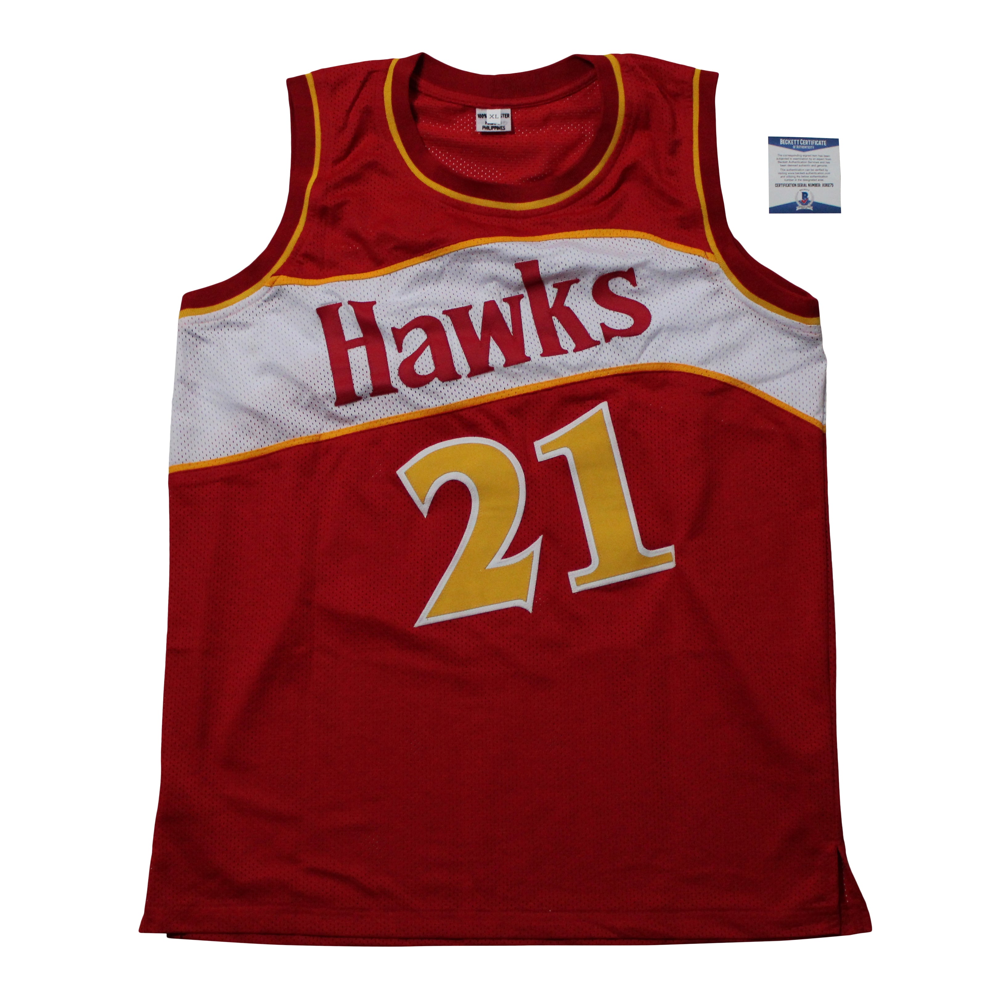 Dominique Wilkins Signed Jersey (Beckett COA)