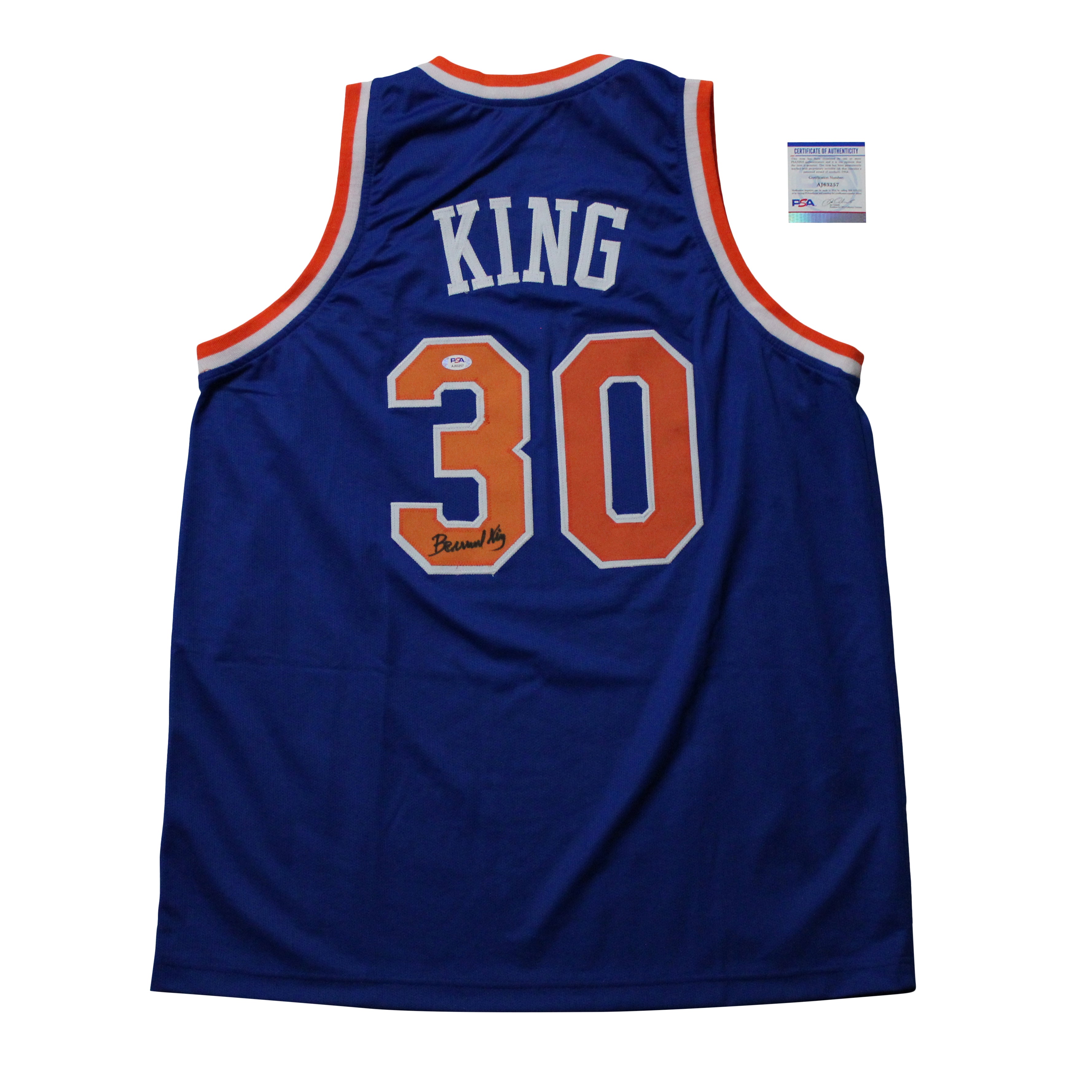 Bernard King Signed Jersey (PSA COA)