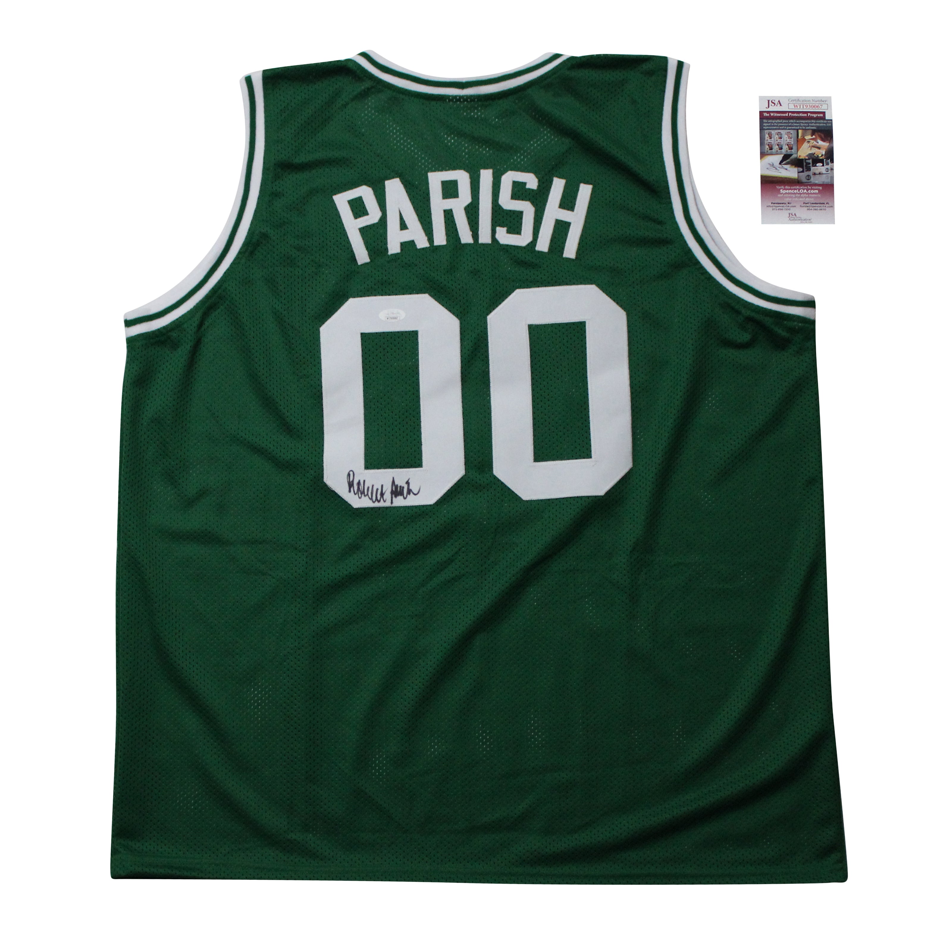 Robert Parish Signed Jersey (JSA COA)