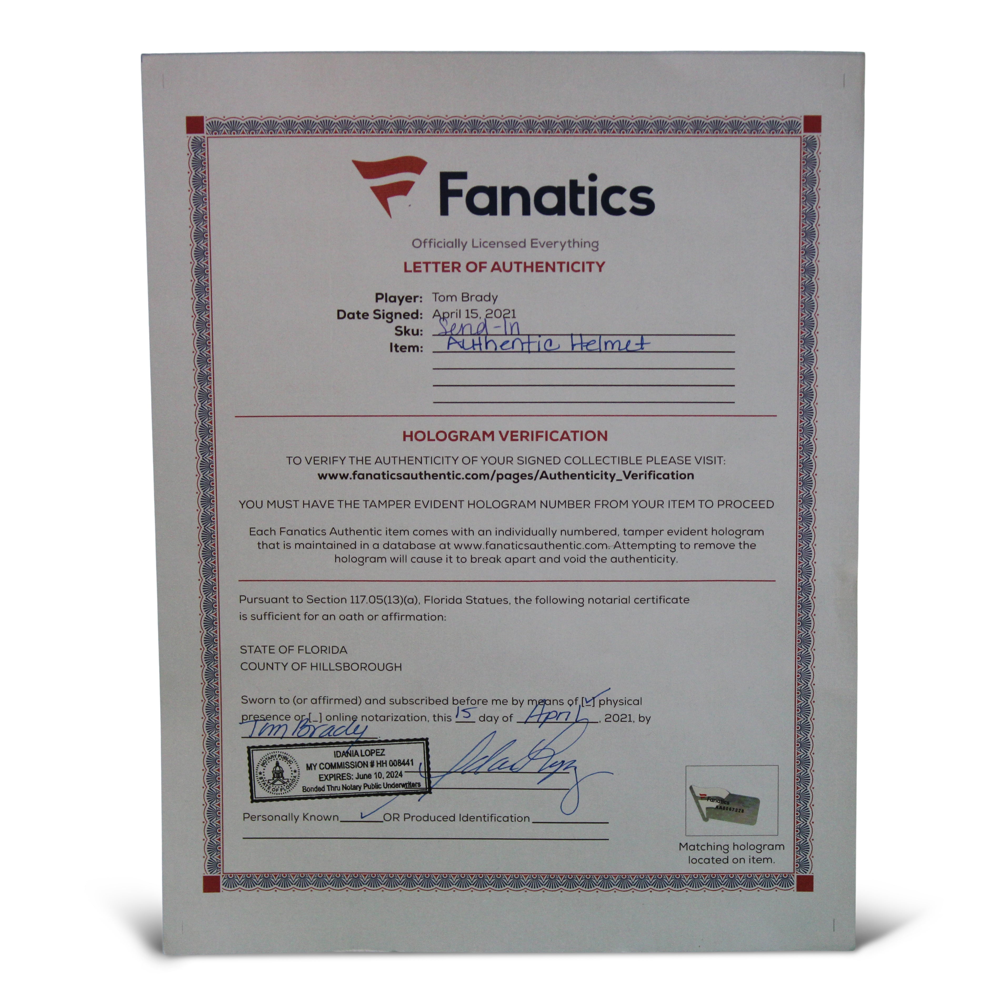 Tom Brady Signed Buccaneers Full-Size Authentic On-Field Lunar Eclipse Alternate Speed Helmet (Fanatics Hologram)