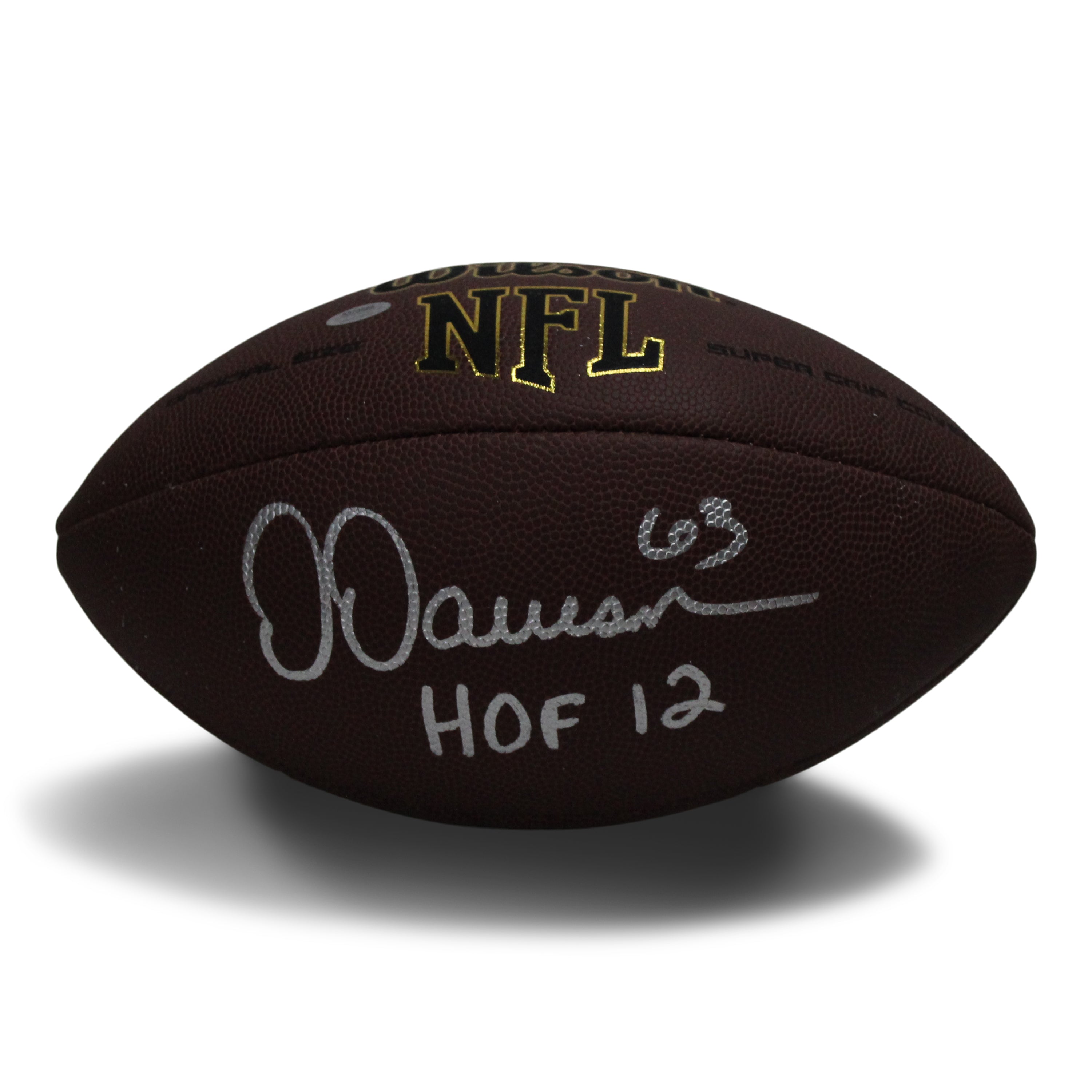 Dermontti Dawson Signed NFL Football Inscribed "HOF 12" (Schwartz Hologram)