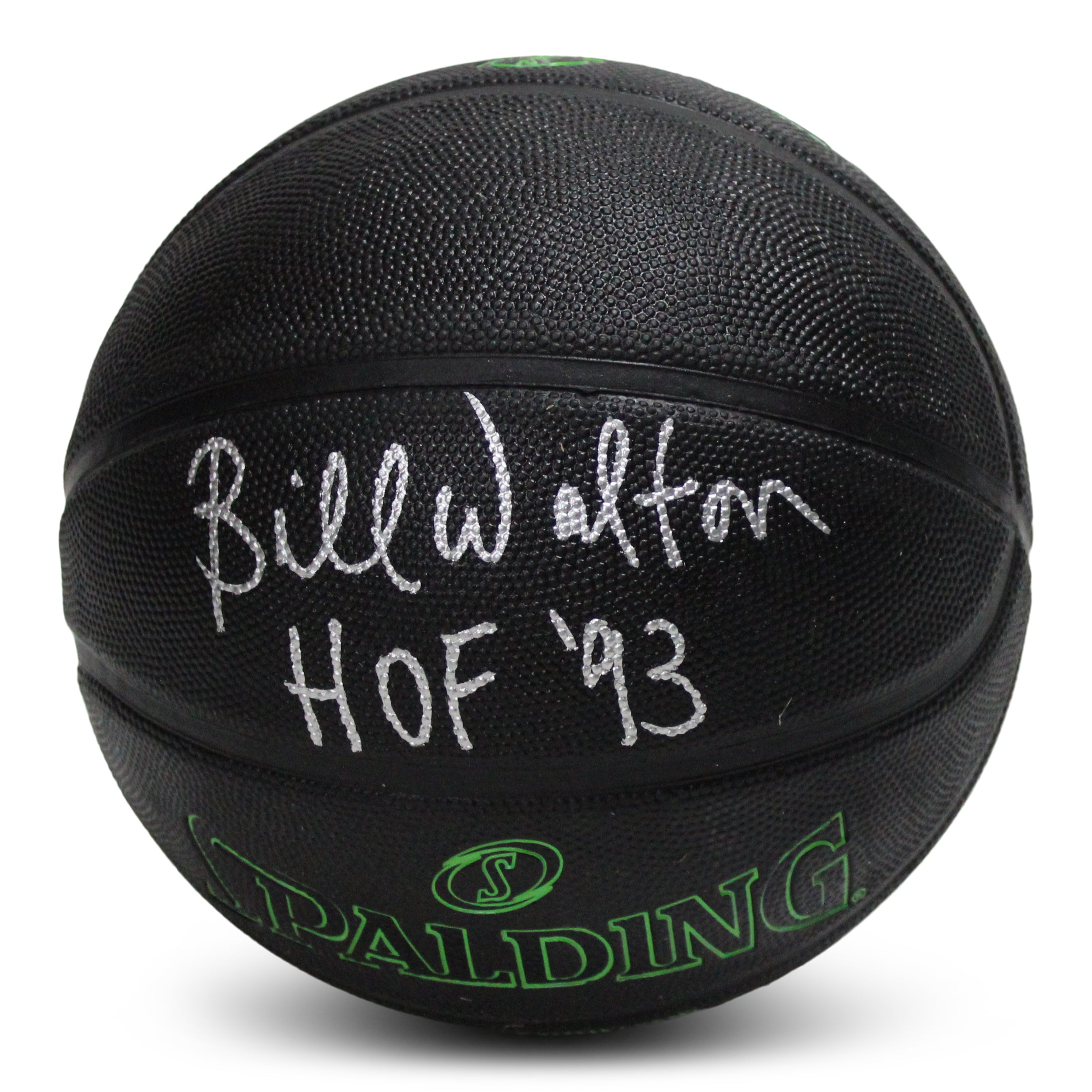 Bill Walton Signed NBA Basketball Inscribed "HOF 93" (Schwartz Sports COA)