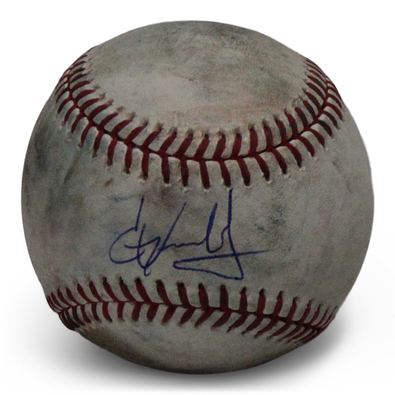 George Valera Signed OML Baseball (JSA Hologram)