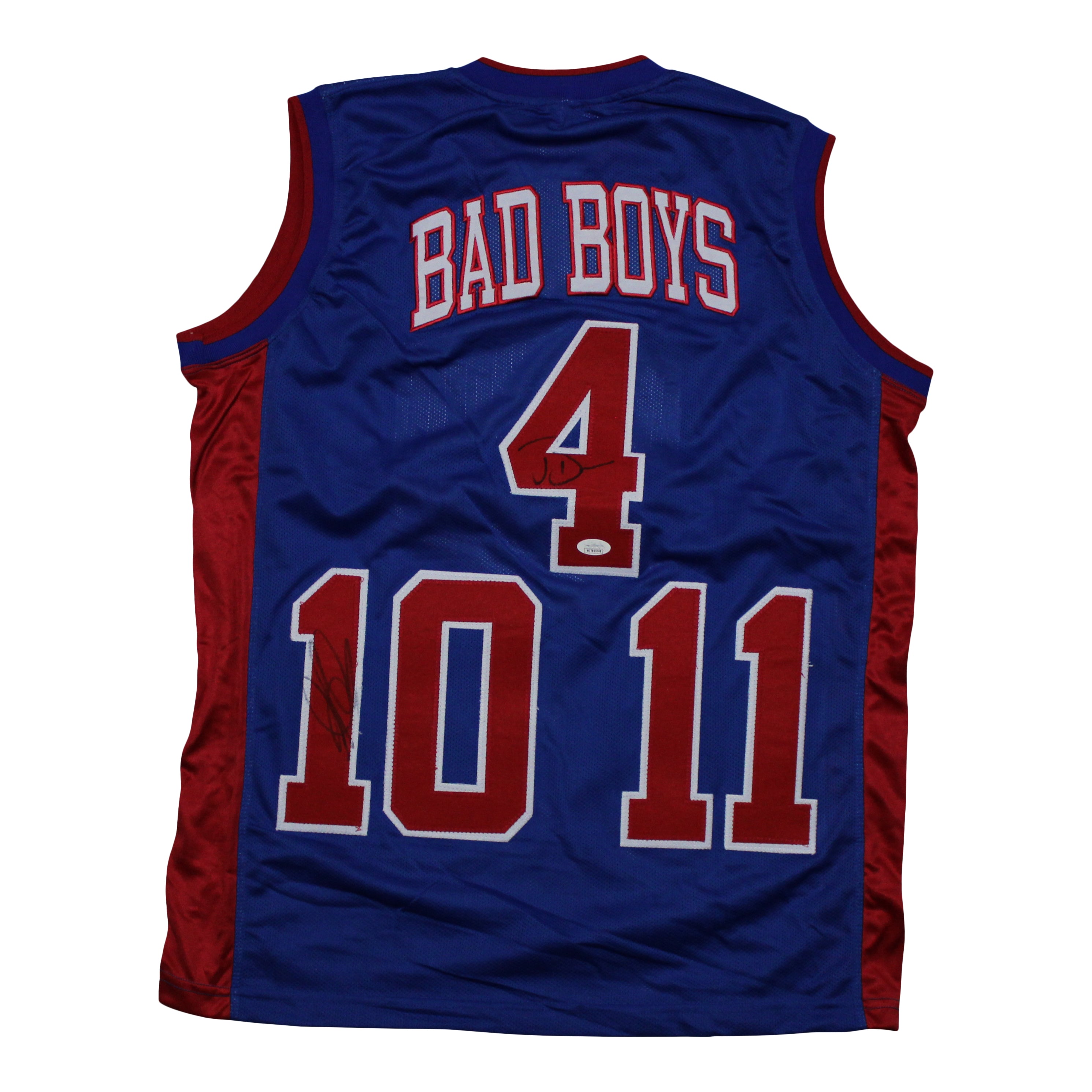 Dennis Rodman & Joe Dumars Signed Jersey (JSA COA)