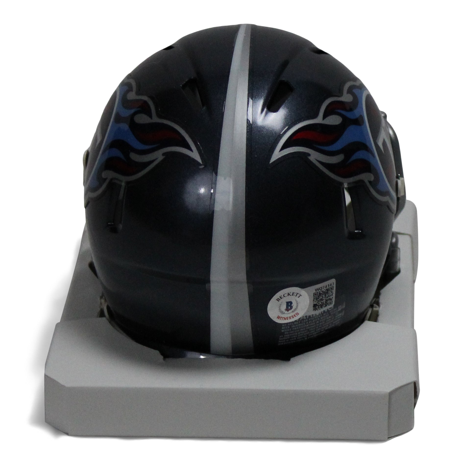 Bud Dupree Signed Titans Speed Mini Helmet (Beckett)