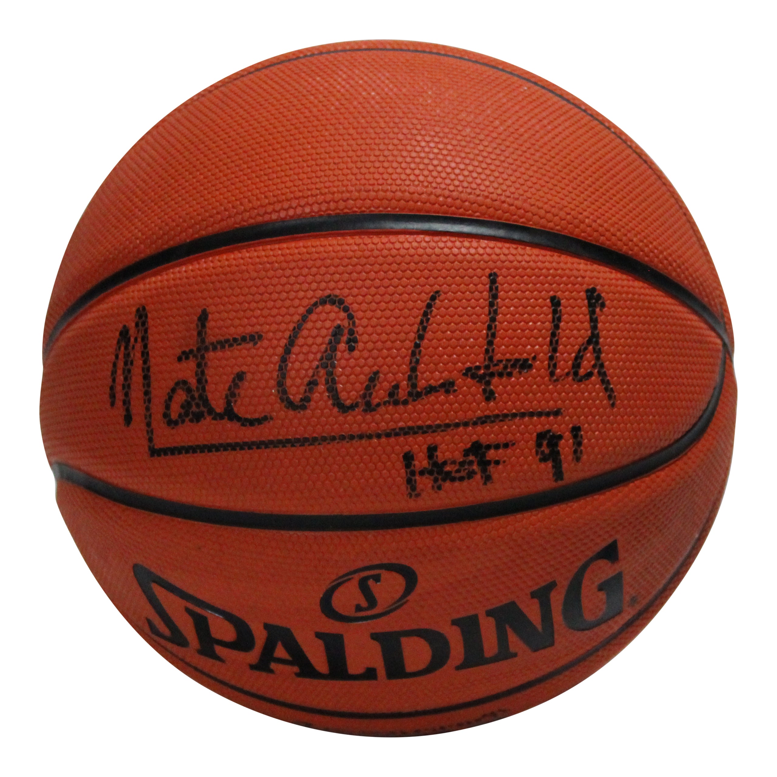 Nate 'Tiny' Archibald Signed NBA Basketball Inscribed "HOF 91" (Schwartz Sports Hologram)