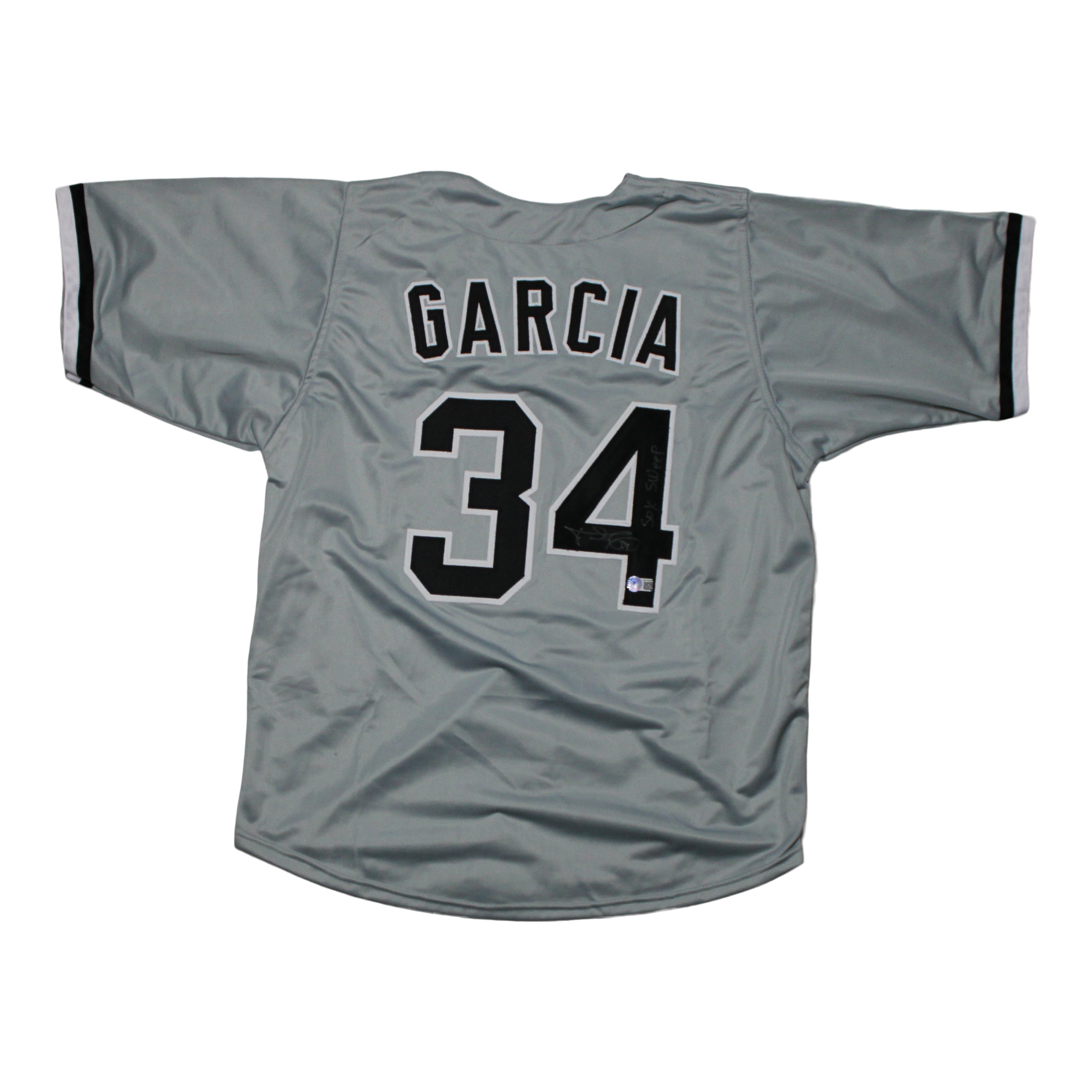 Freddy Garcia Signed Jersey Inscribed "Sox Sweep" (Beckett Hologram)