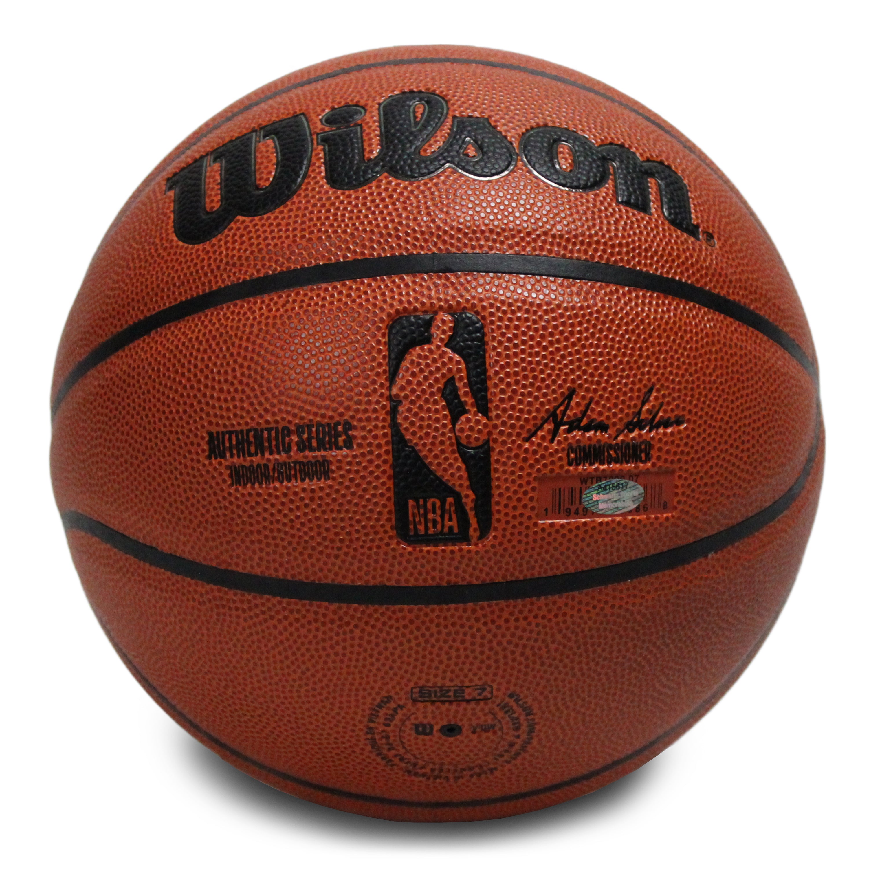 Ralph Sampson Signed NBA Basketball with Multiple Inscriptions (Schwartz COA)