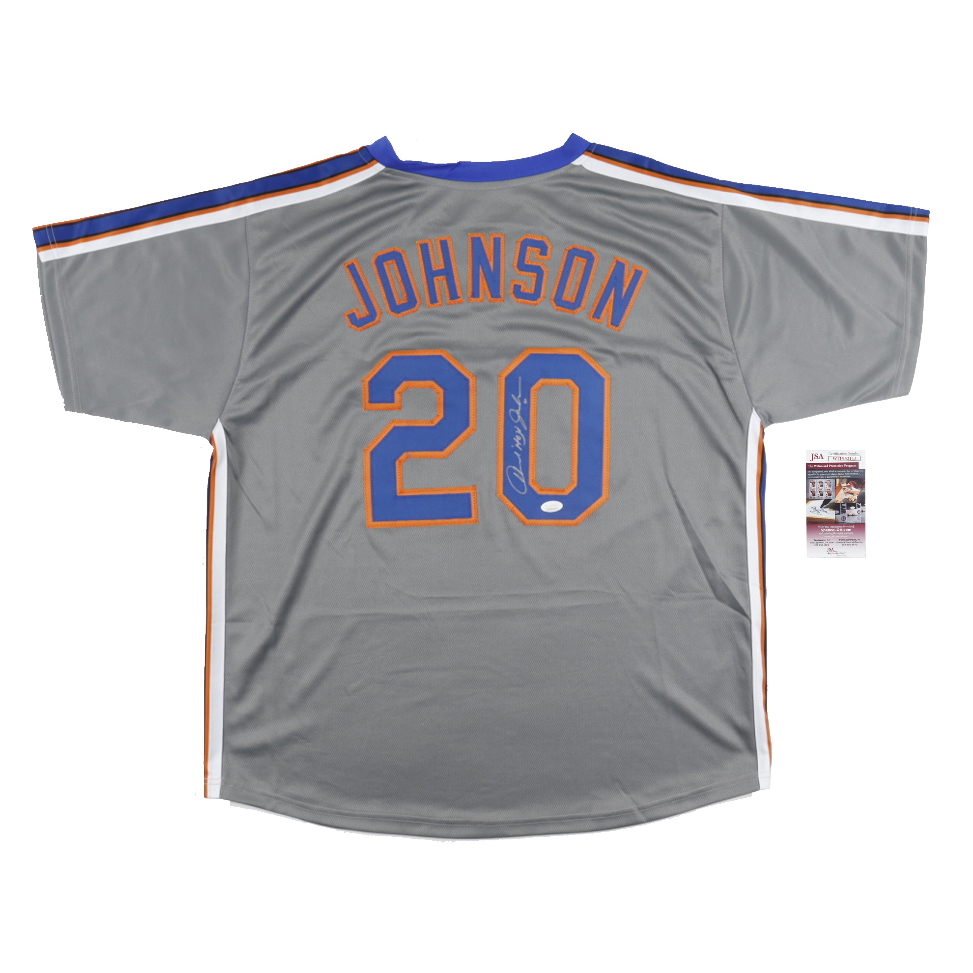Howard Johnson Signed Jersey (JSA)