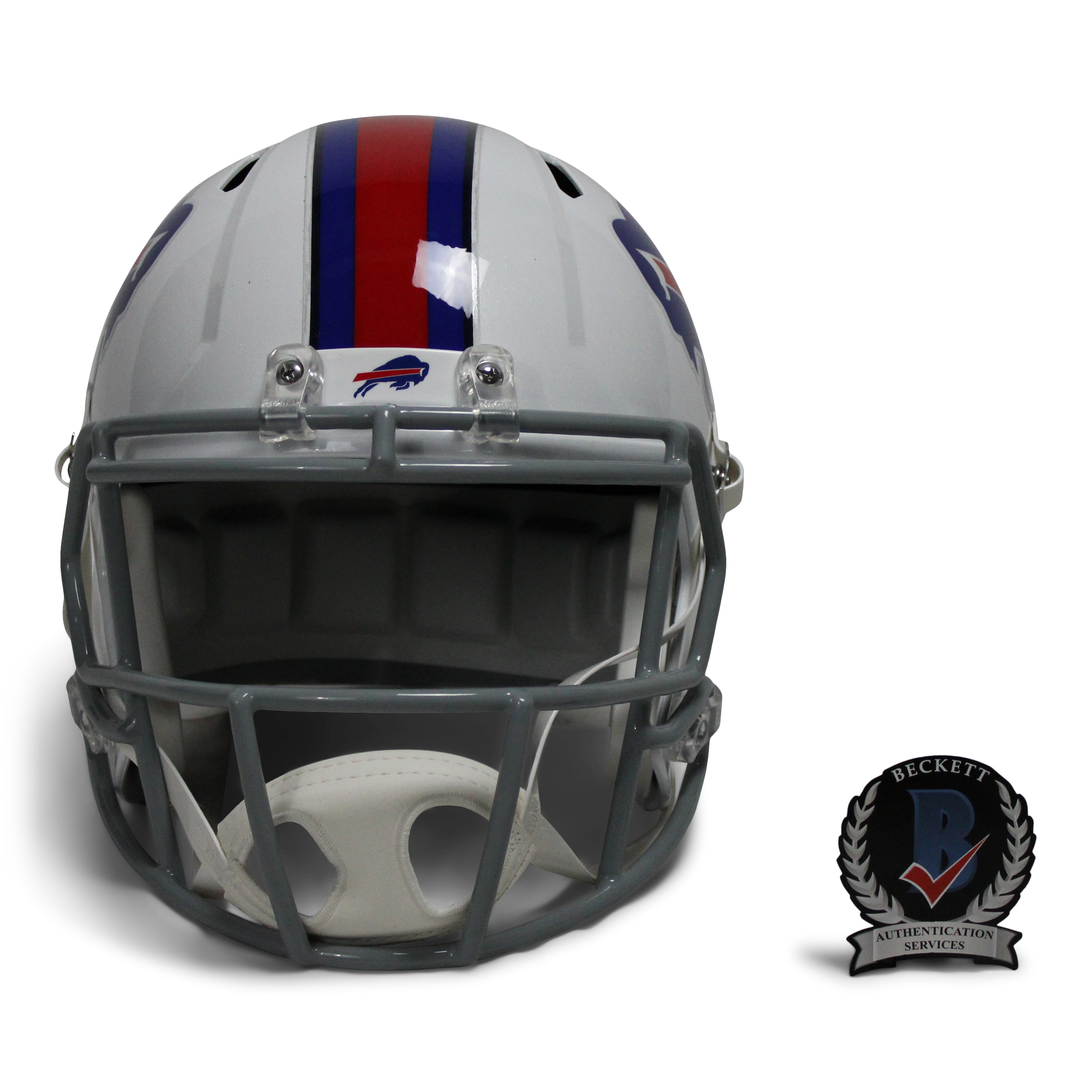 Tremaine Edmunds Signed Bills Full-Size Speed Helmet (Beckett COA)