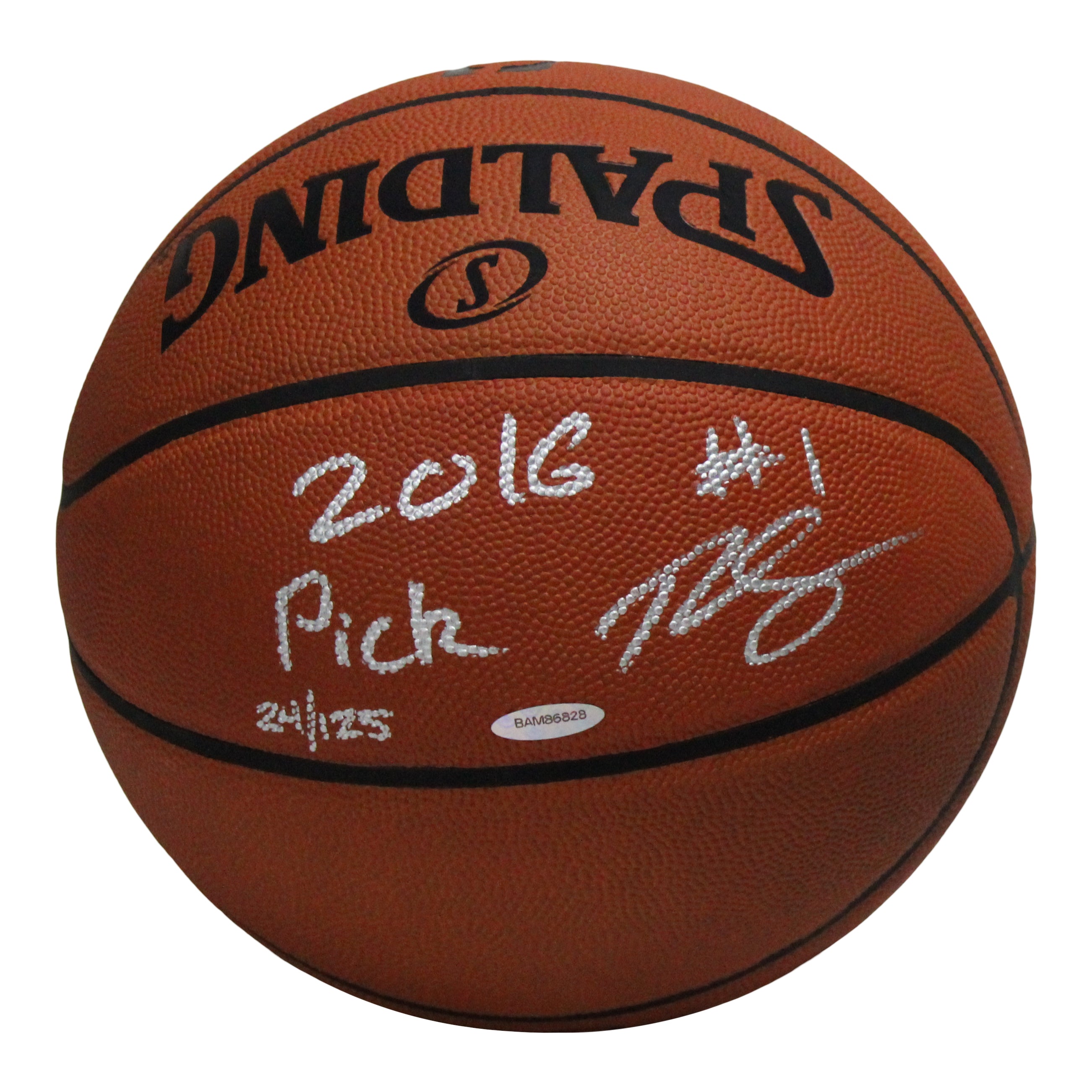 Ben Simmons Limited Edition! Signed LE Official NBA Game Ball Inscribed "2016 #1 Pick" (UDA)
