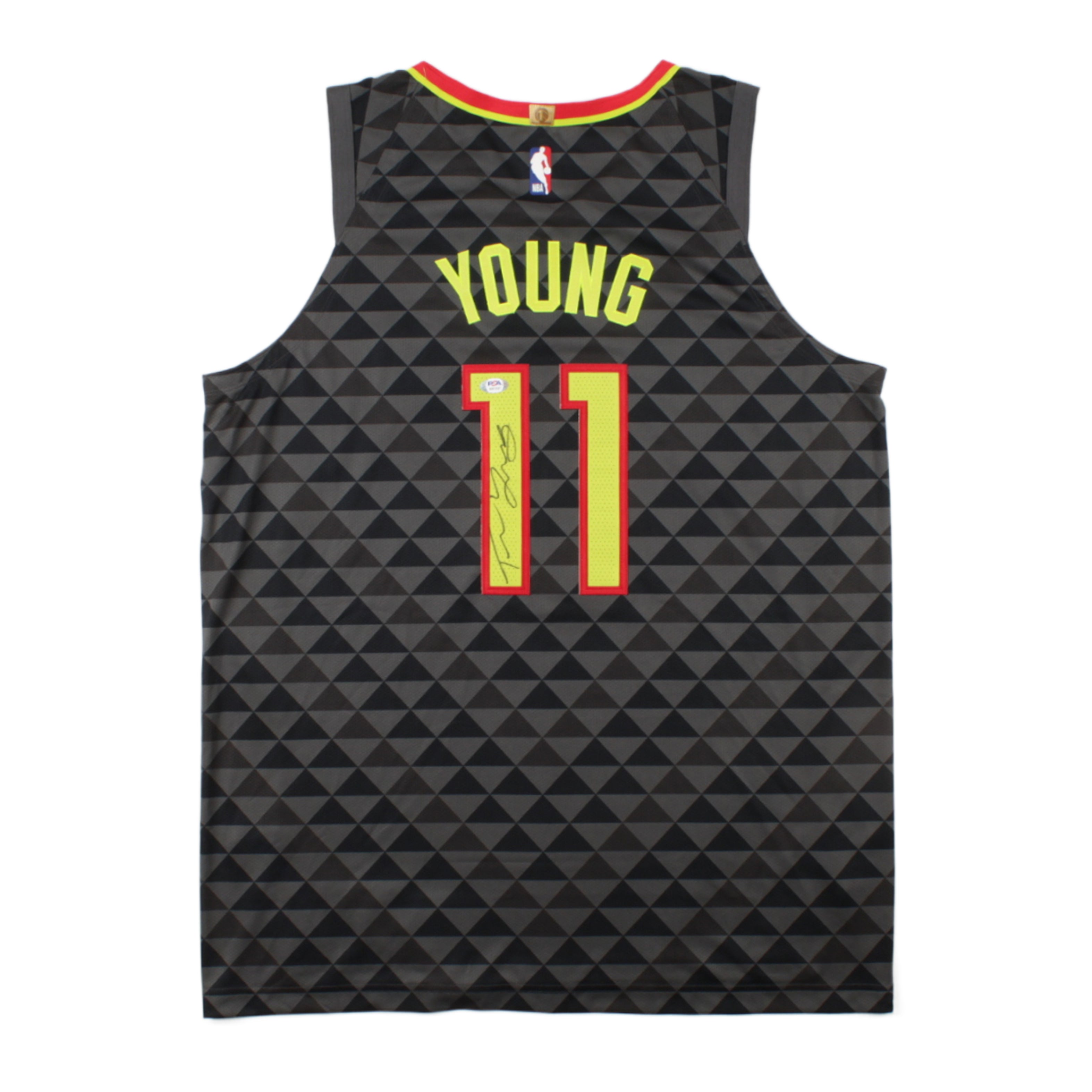 Trae Young Signed Hawks Jersey (PSA Hologram)