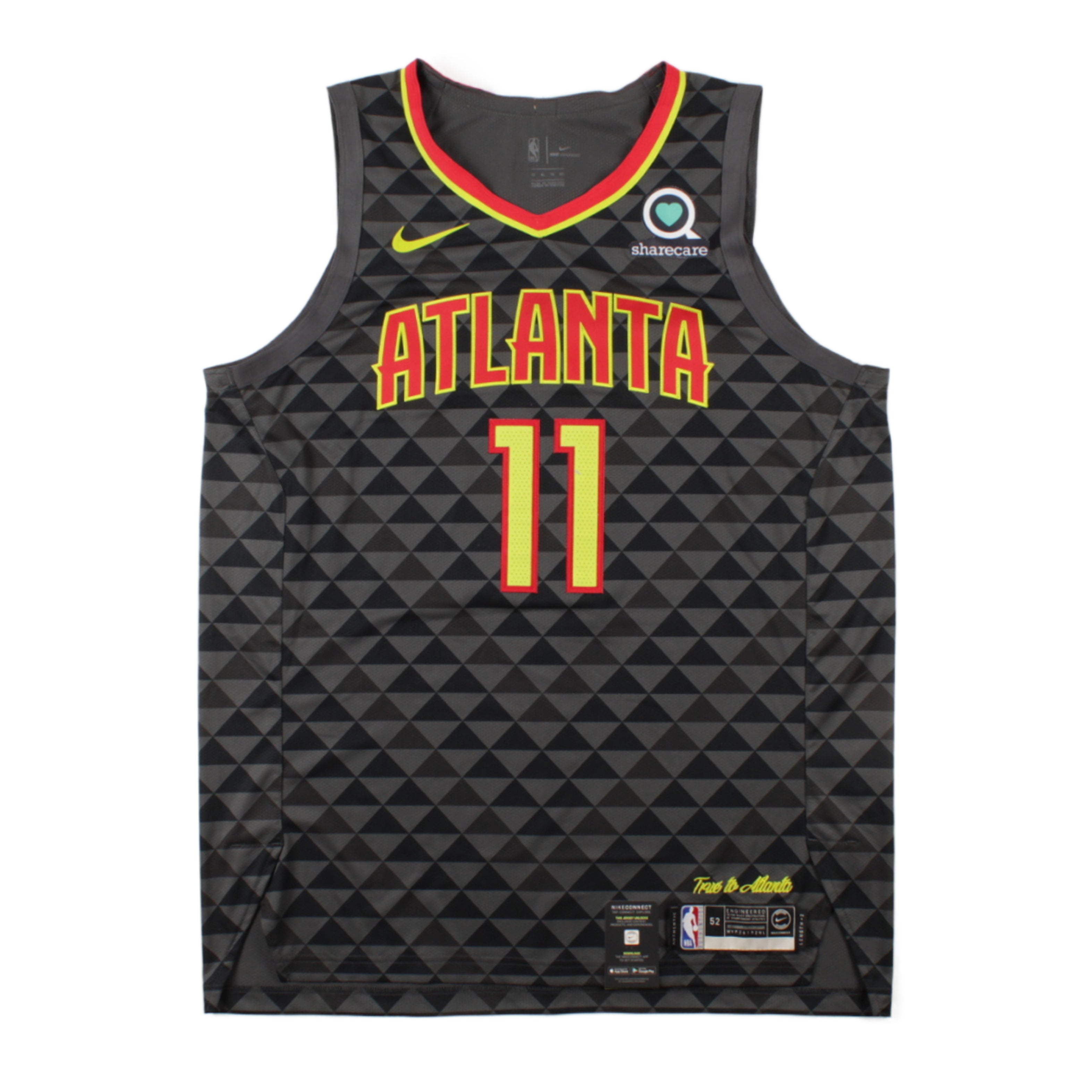 Trae Young Signed Hawks Jersey (PSA Hologram)