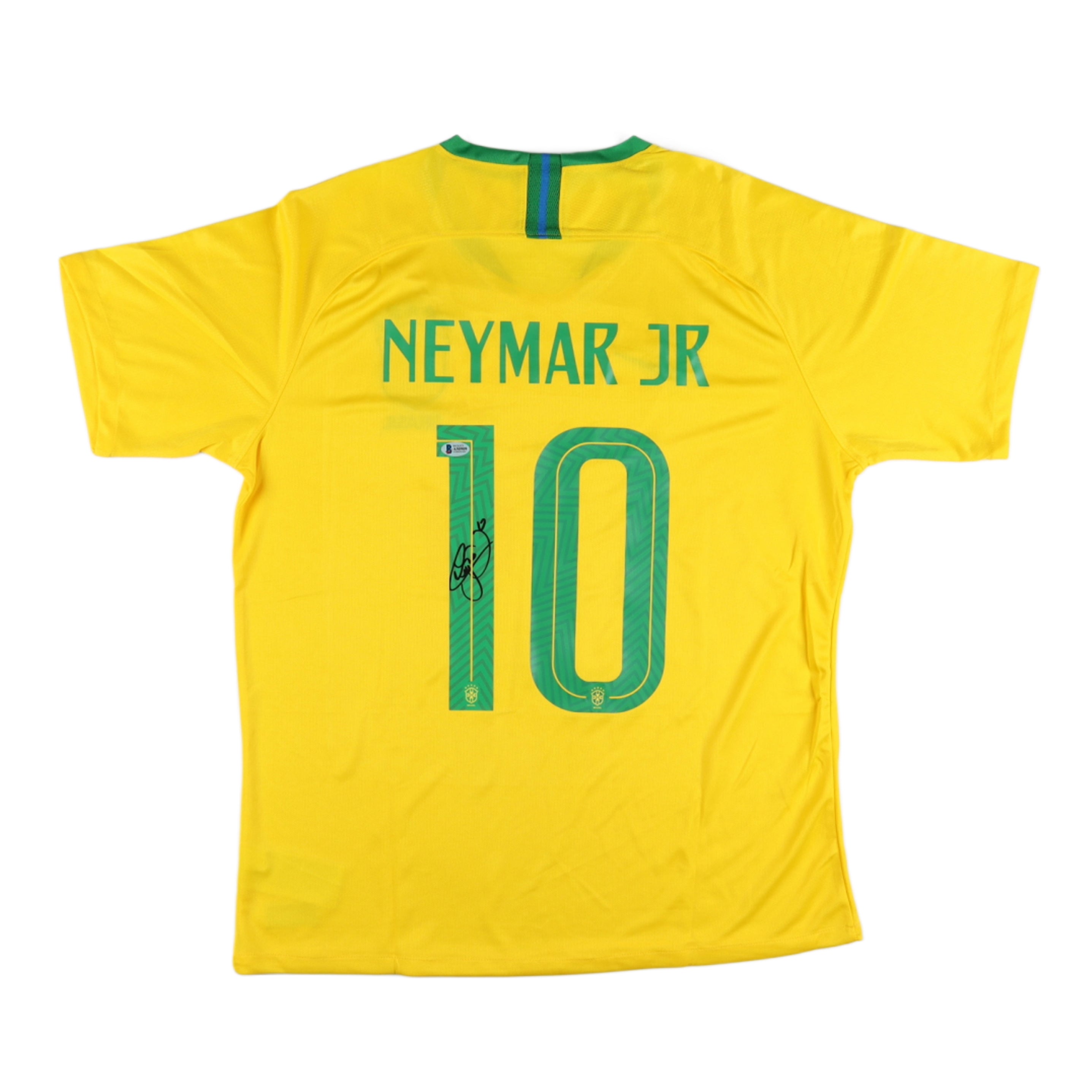 Neymar Signed Team Brazil Jersey (Beckett)
