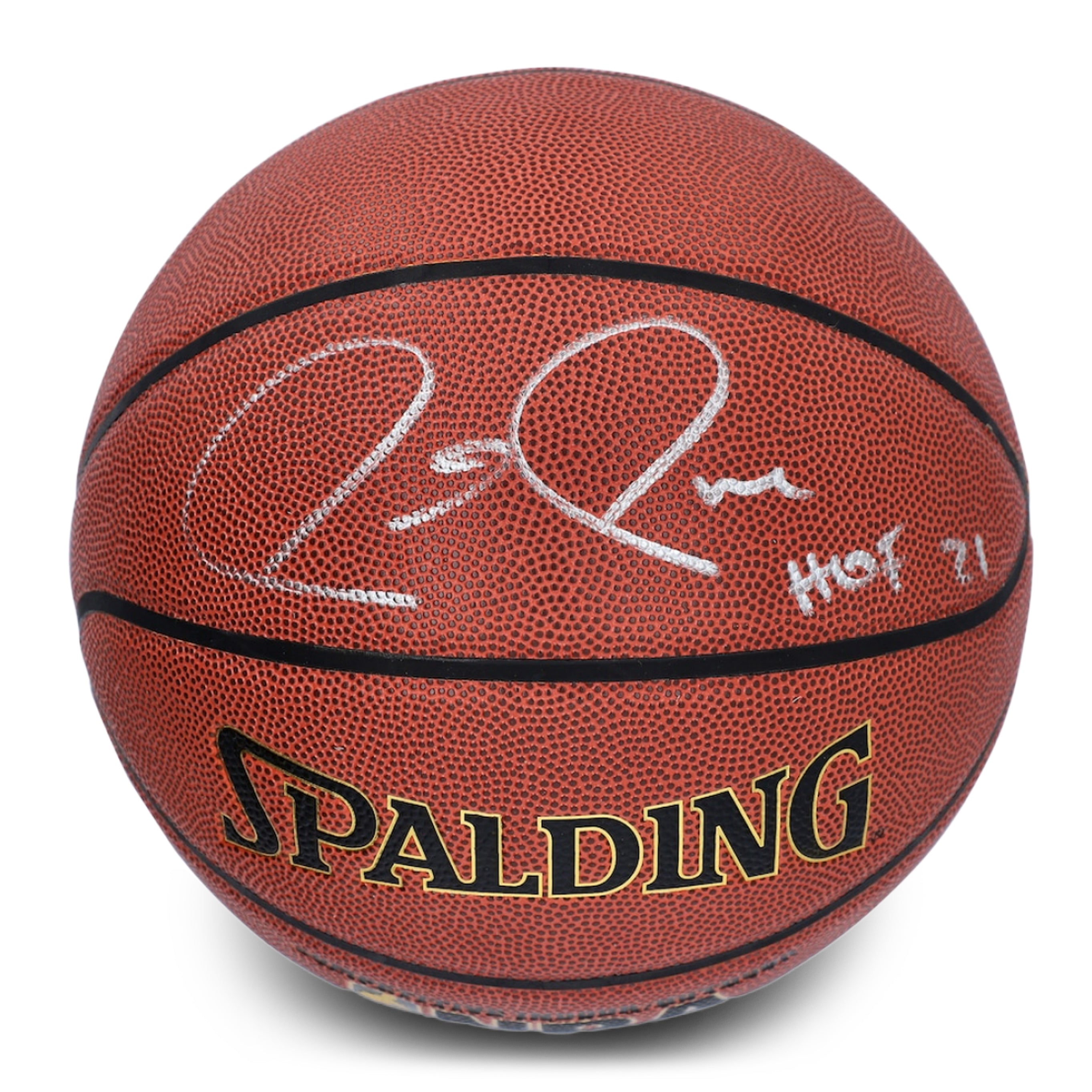 Paul Pierce Signed NBA Basketball Inscribed "HOF 21" (Fanatics)
