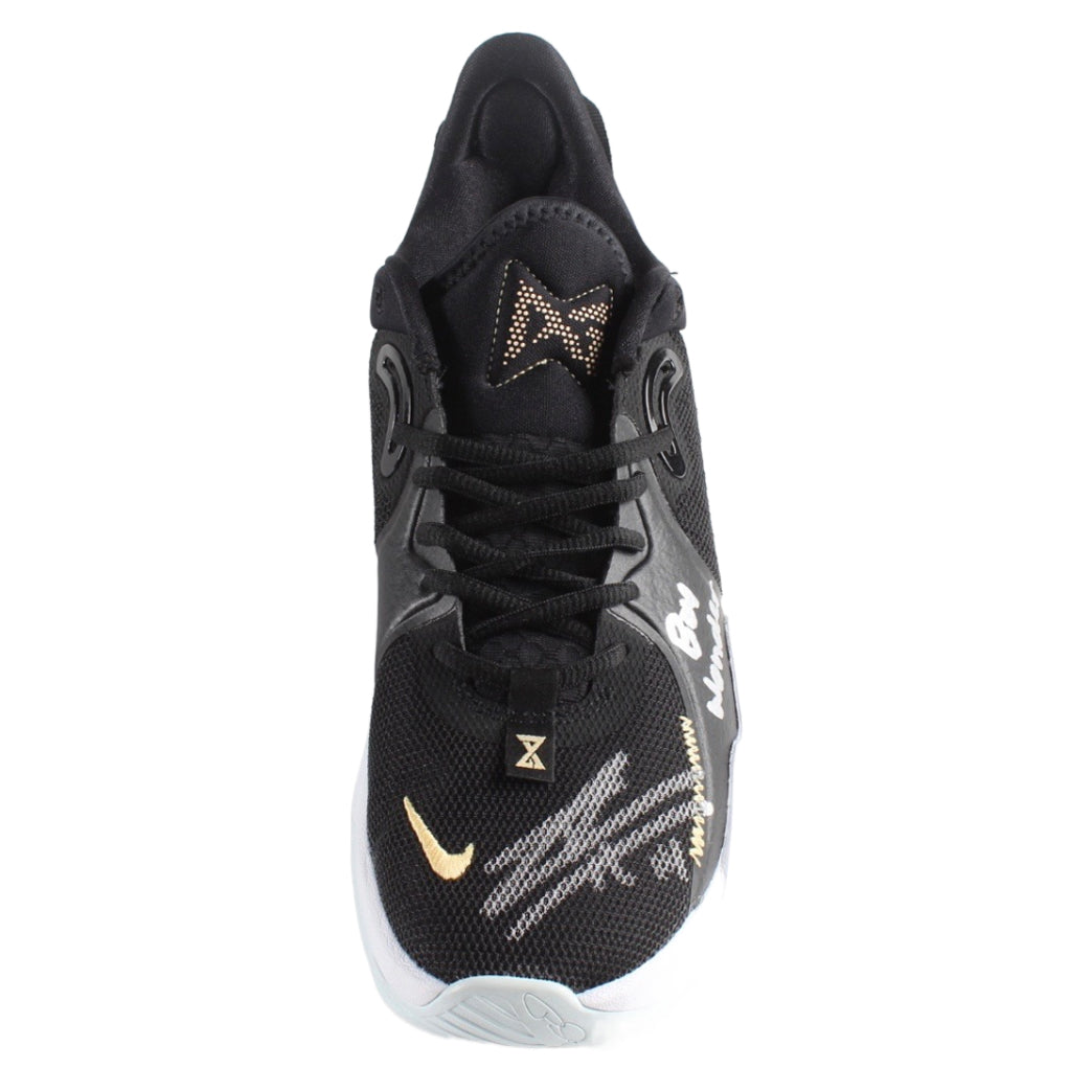 Tyler Herro Signed Nike PG5 Basketball Shoe Inscribed "Boy Wonder" (Beckett Hologram)