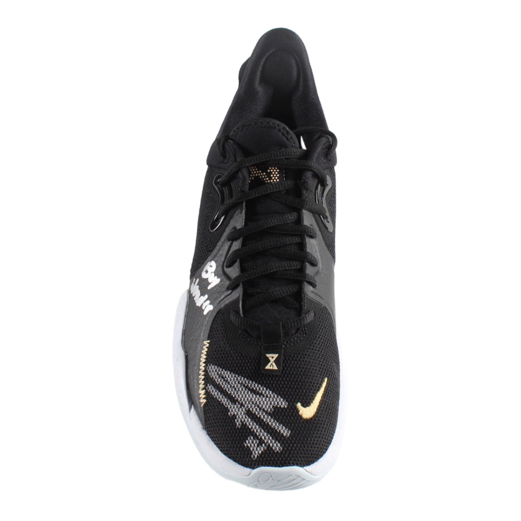 Tyler Herro Signed Nike PG5 Basketball Shoe Inscribed "Boy Wonder" (Beckett Hologram)