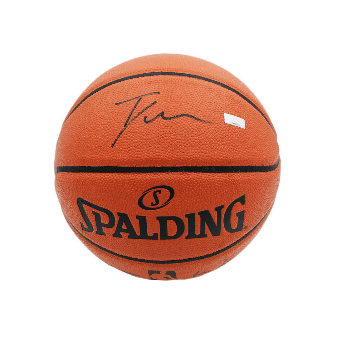 Trae Young Signed NBA Game Ball Series Basketball (Panini)