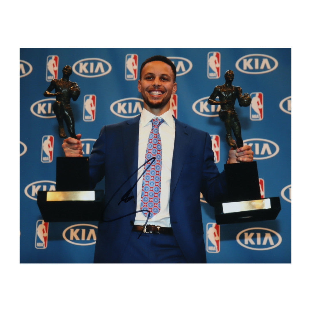 Stephen Curry Signed Warriors 8x10 Photo (JSA)