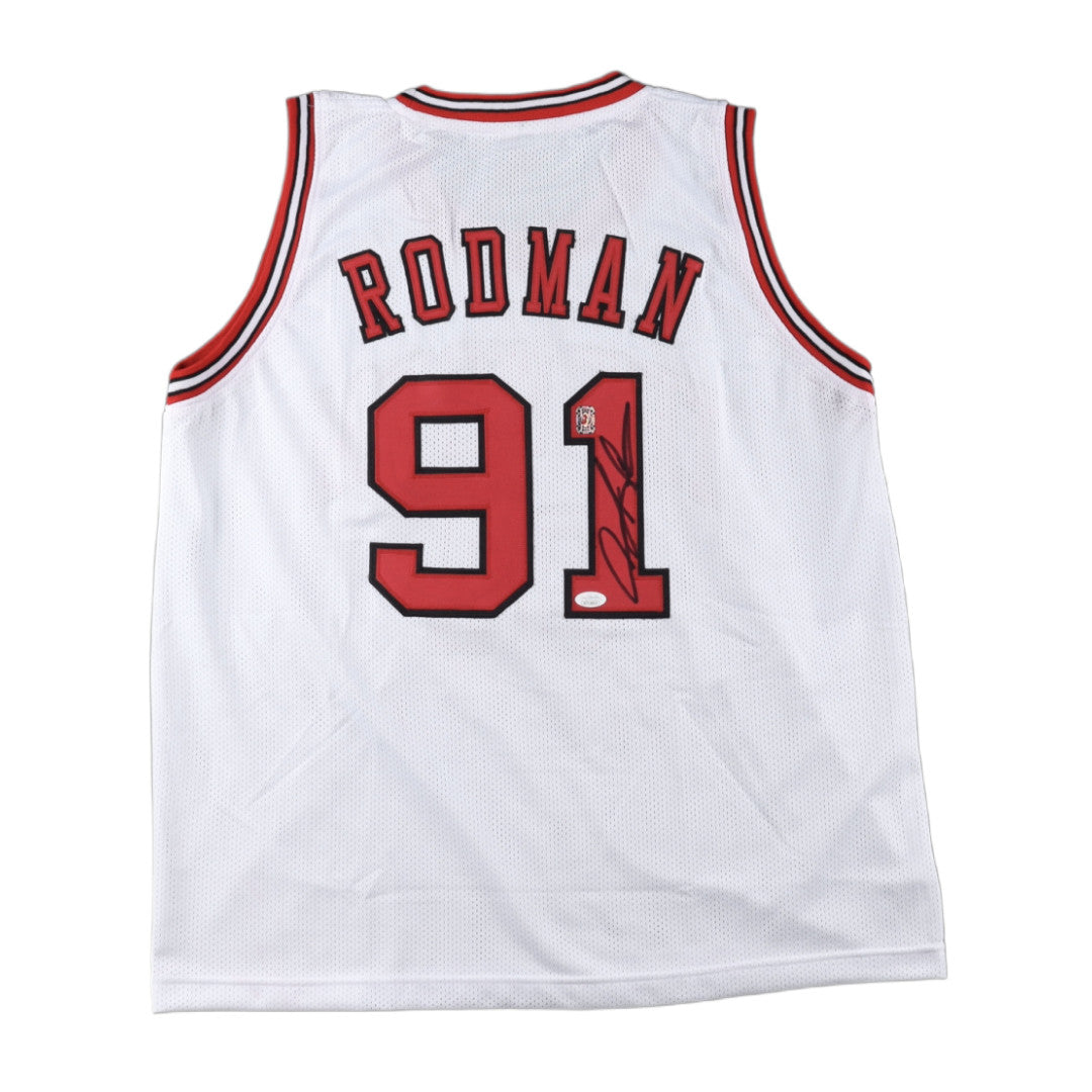 Dennis Rodman Signed Jersey (JSA & Rodman)