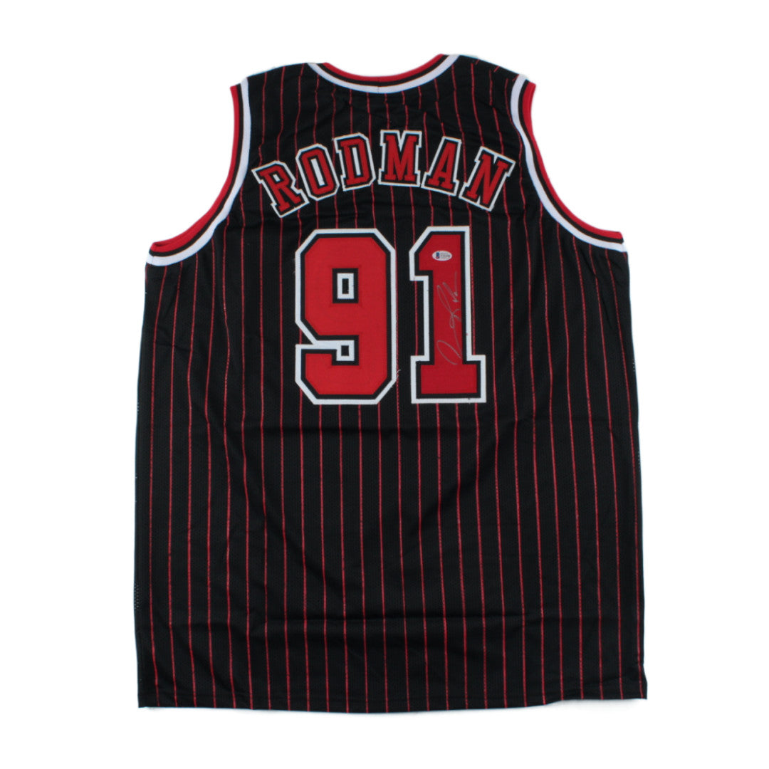 Dennis Rodman Signed Jersey (Beckett)
