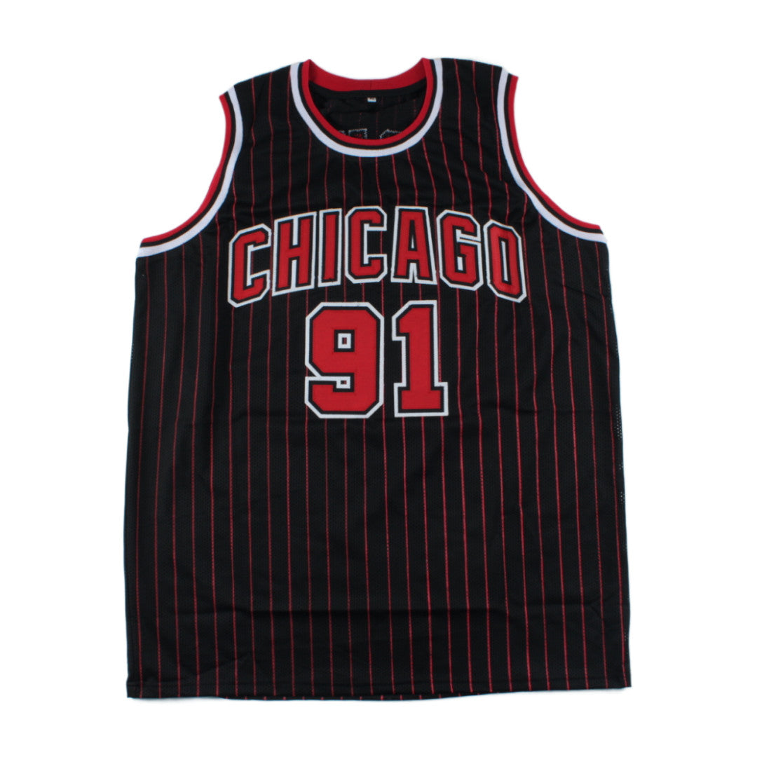 Dennis Rodman Signed Jersey (Beckett)