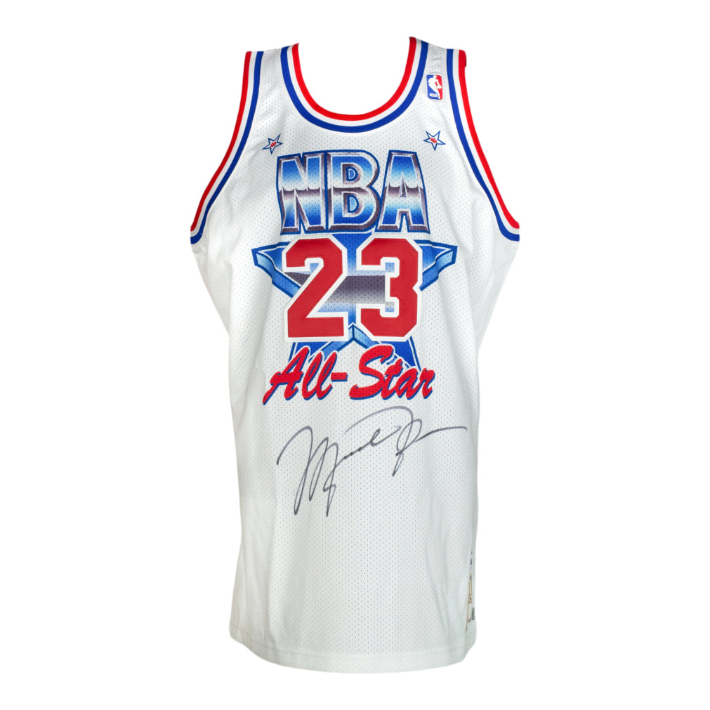 Michael Jordan Signed LE All-Star Mitchell & Ness Jersey (UDA)