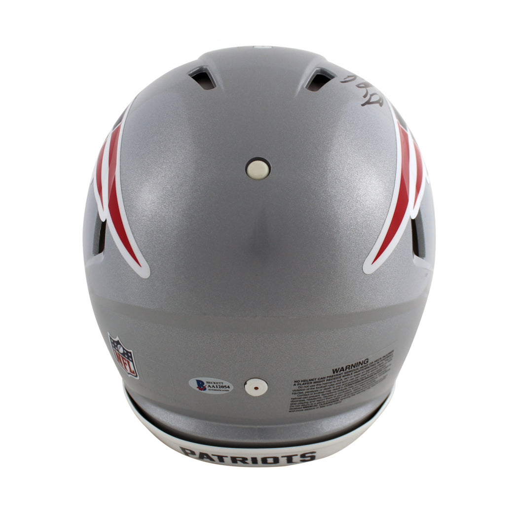 Tom Brady & Rob Gronkowski Signed Patriots Full-Size Authentic On-Field Speed Helmet (Beckett)