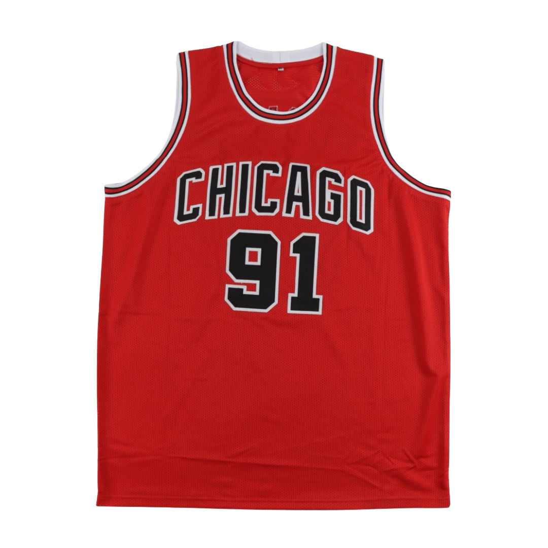 Dennis Rodman Signed Jersey (Beckett)