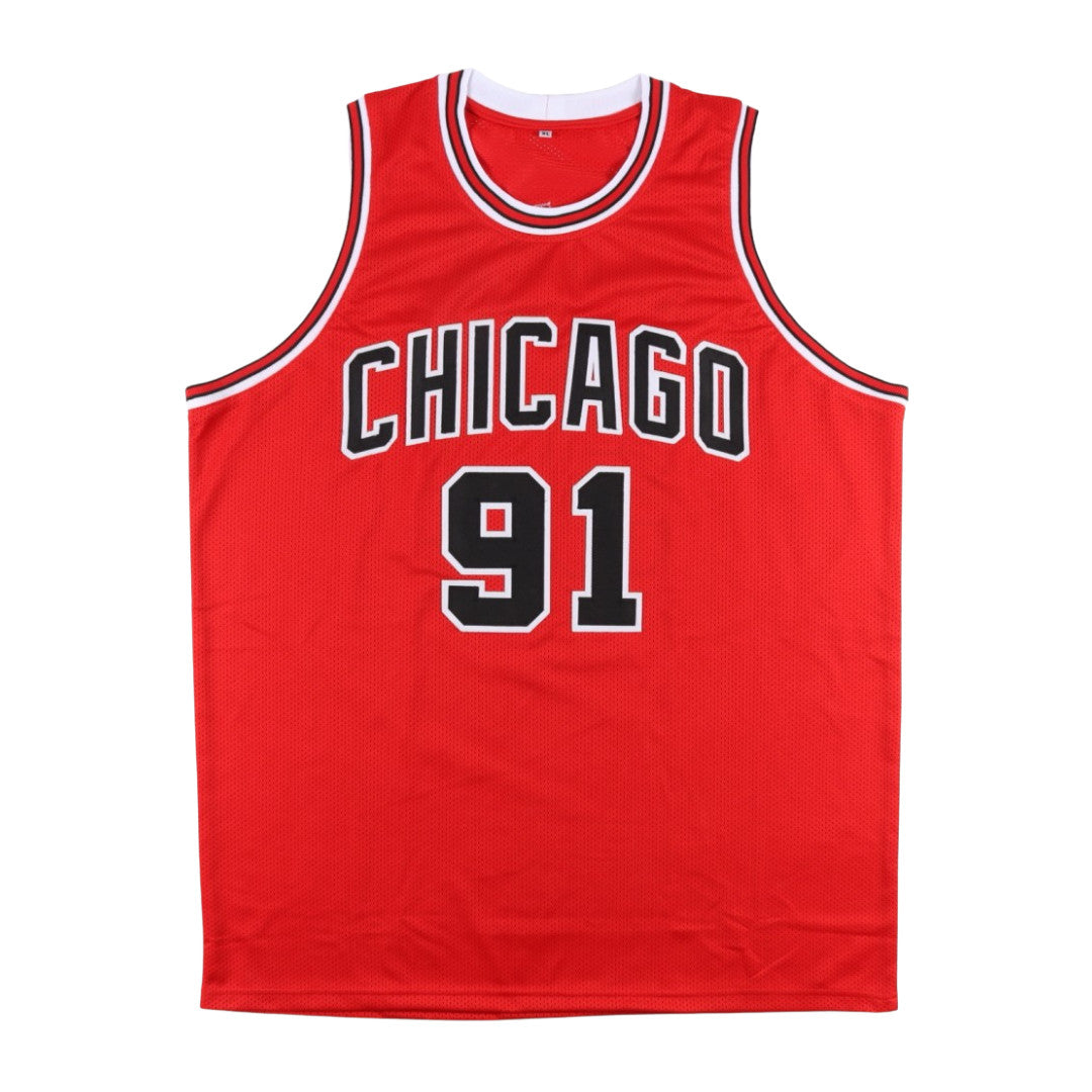 Dennis Rodman Signed Jersey (Beckett)