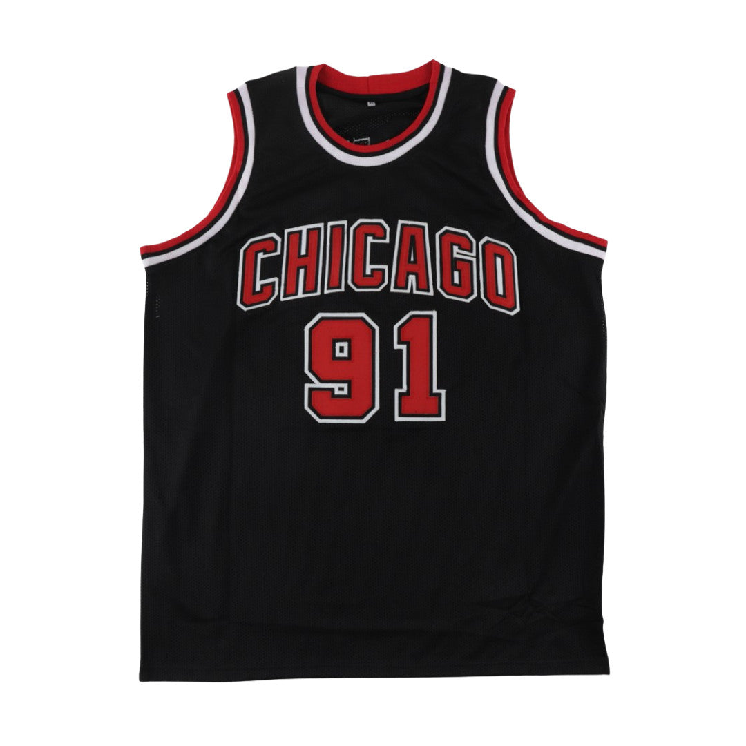 Dennis Rodman Signed Jersey (Beckett)