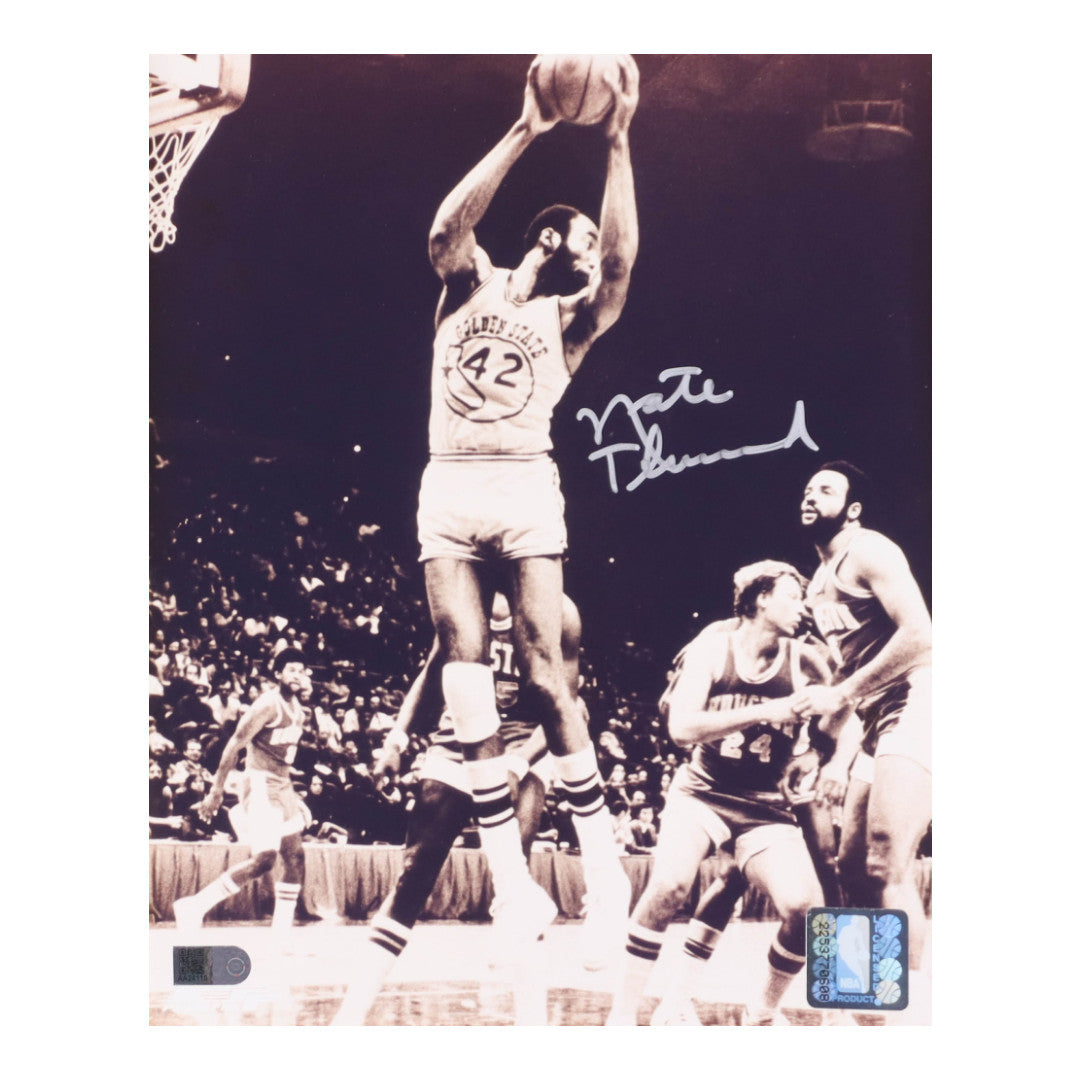 Nate Thurmond Signed Warriors 8x10 Photo (AIV)