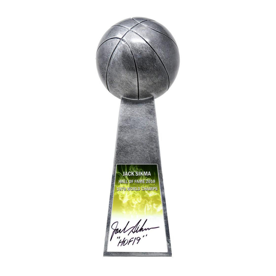 Jack Sikma Signed Basketball Championship Trophy Inscribed "HOF '19" (Schwartz)