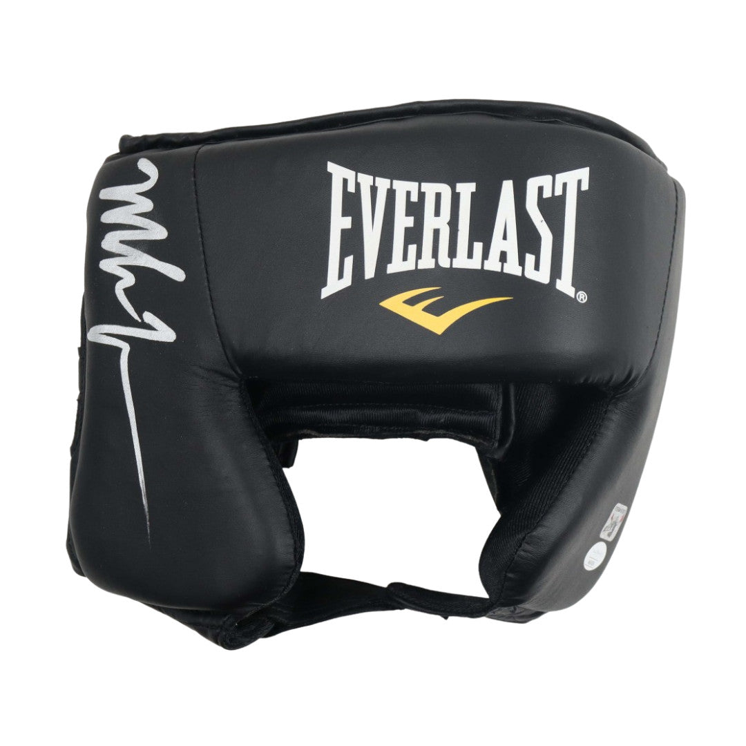 Mike Tyson Signed Everlast Boxing Faceguard with Display Case (JSA & Tyson)