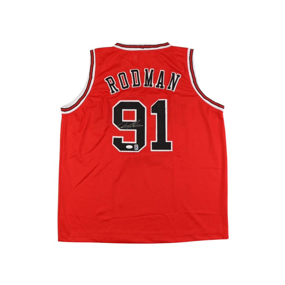 Dennis Rodman Signed Jersey (JSA & Rodman)