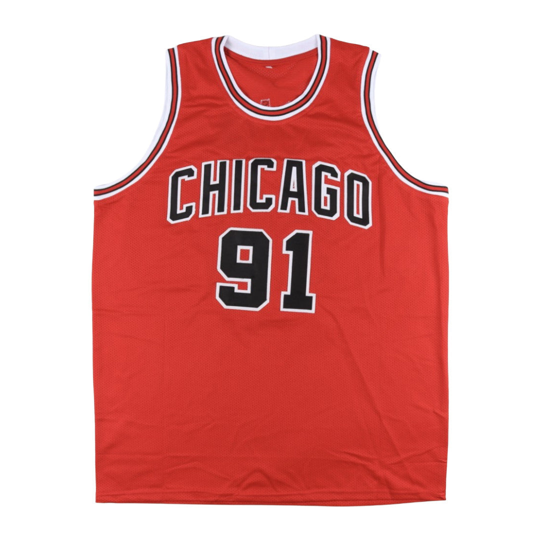 Dennis Rodman Signed Jersey (Beckett)